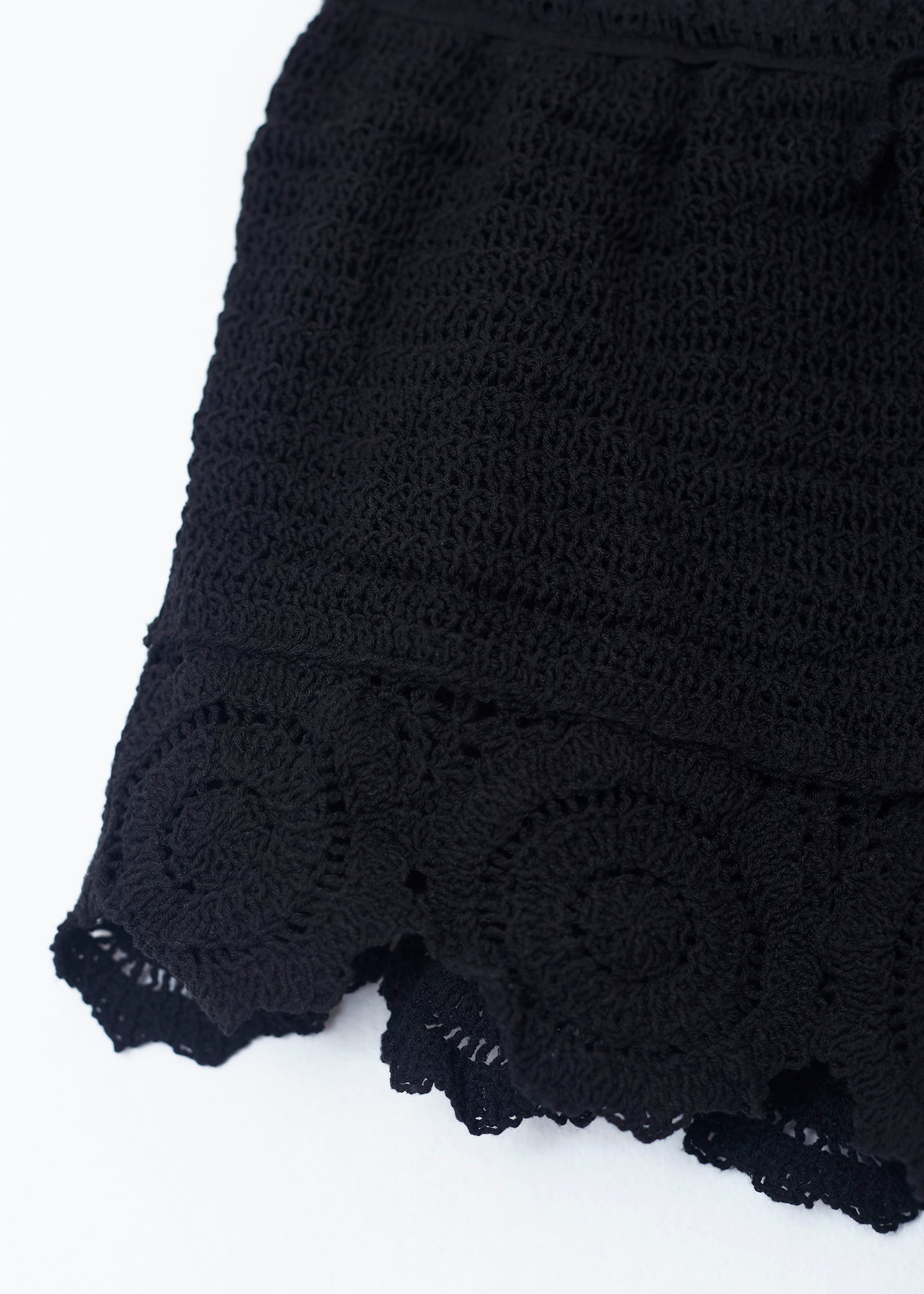 Crochet mini shorts