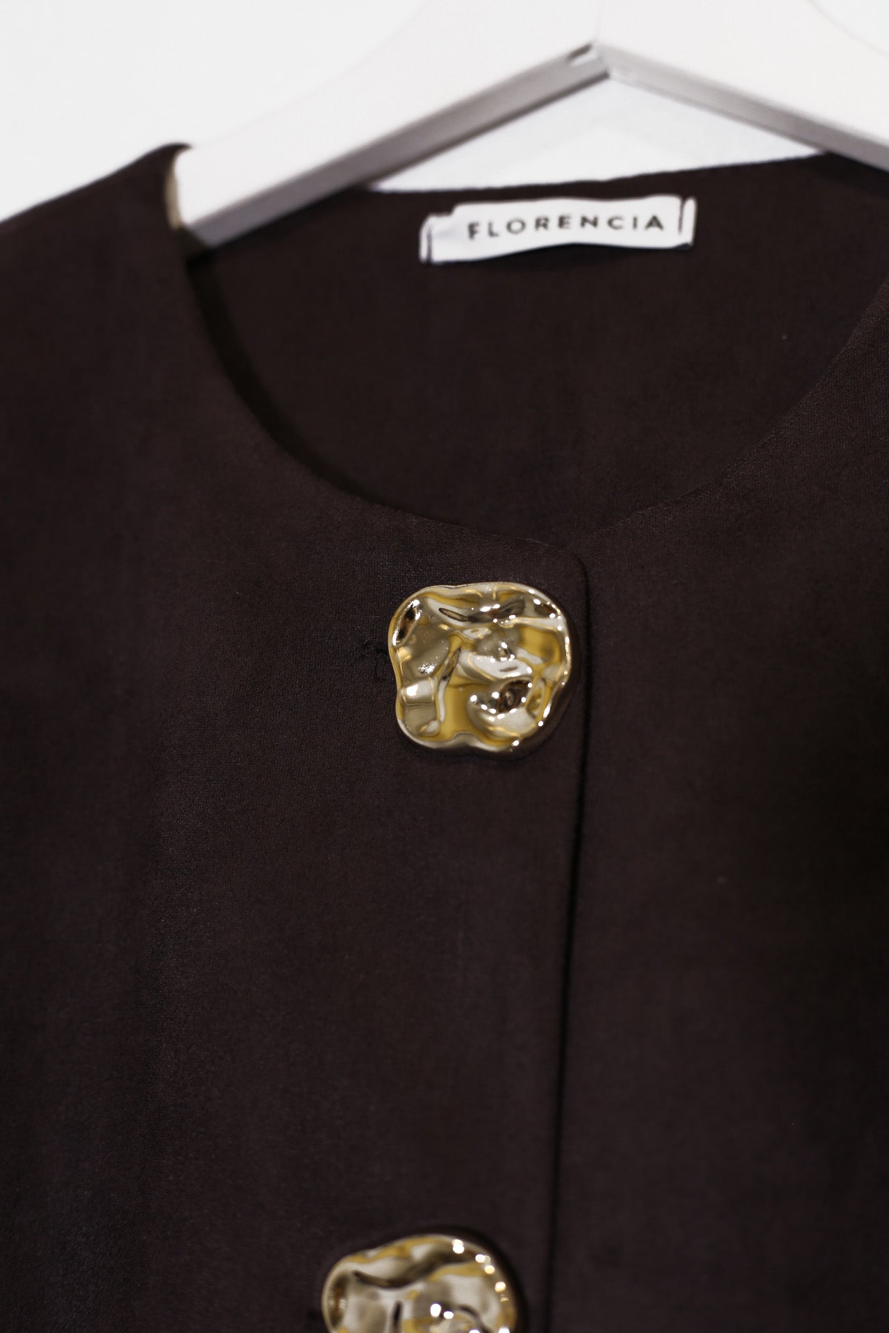 Chaleco antelina botones