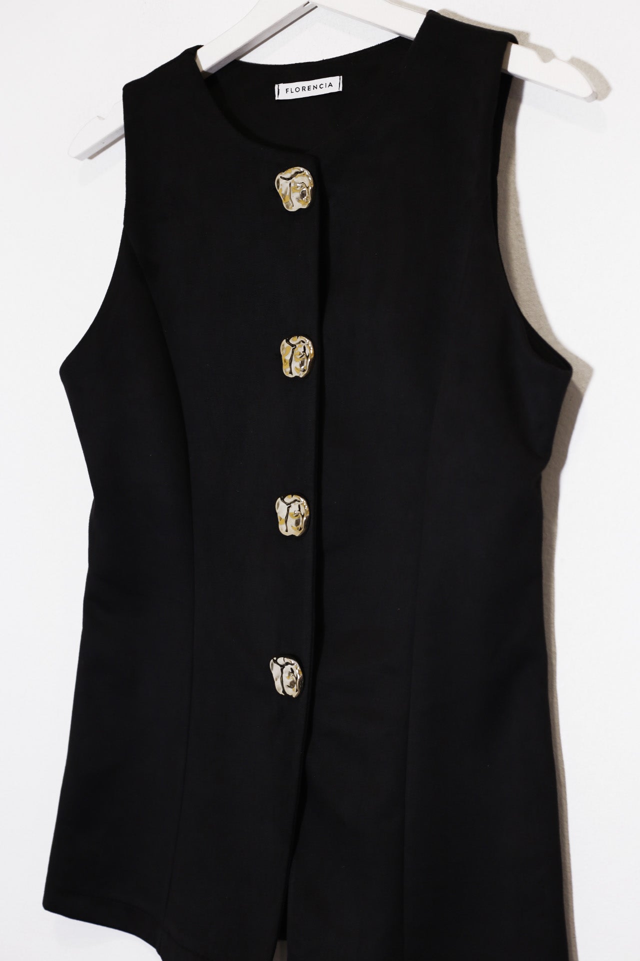 Chaleco antelina botones