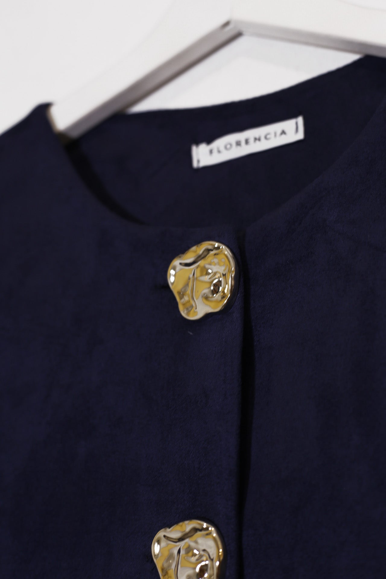 Chaleco antelina botones