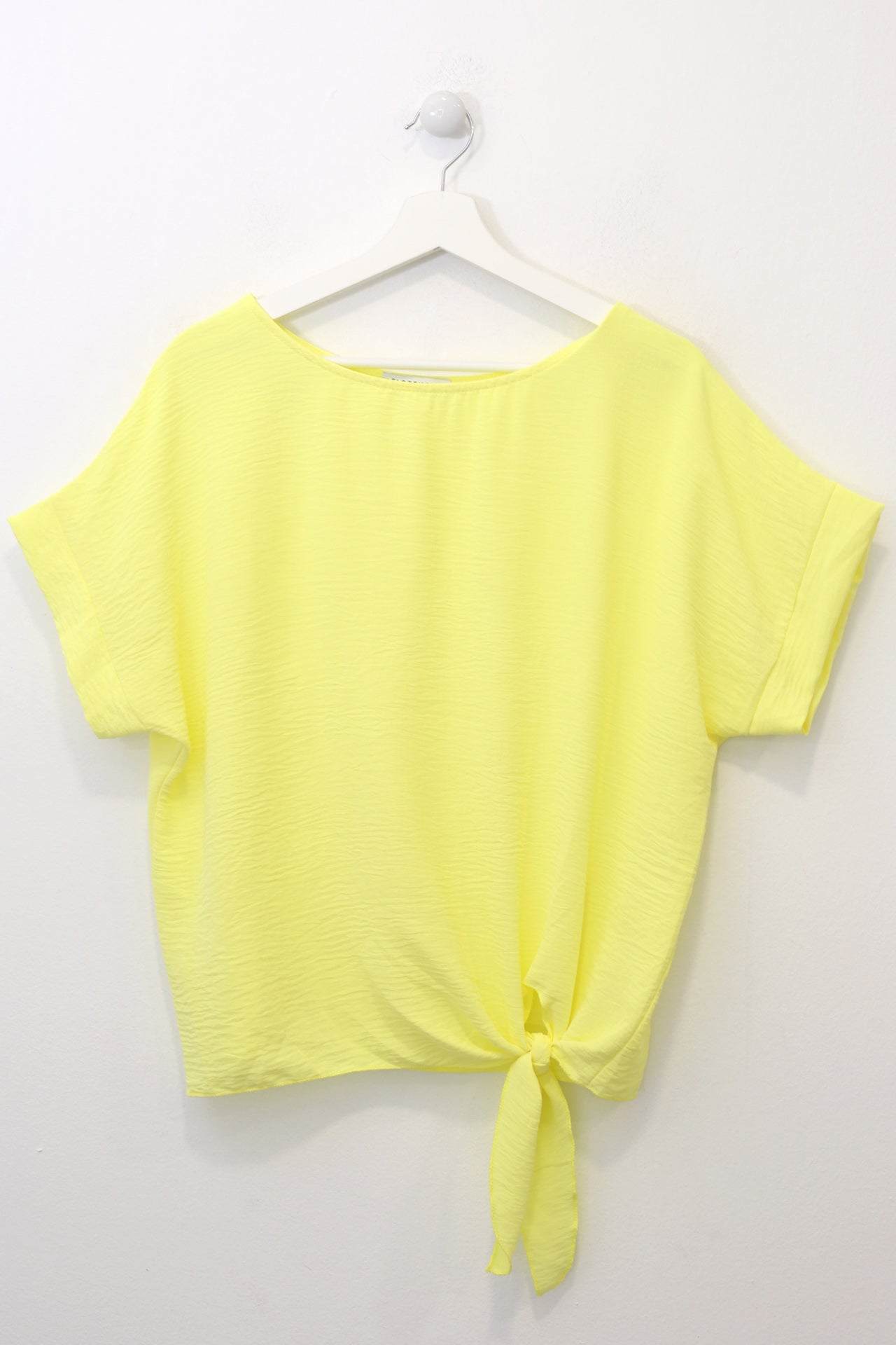 Blusa fluida nudo