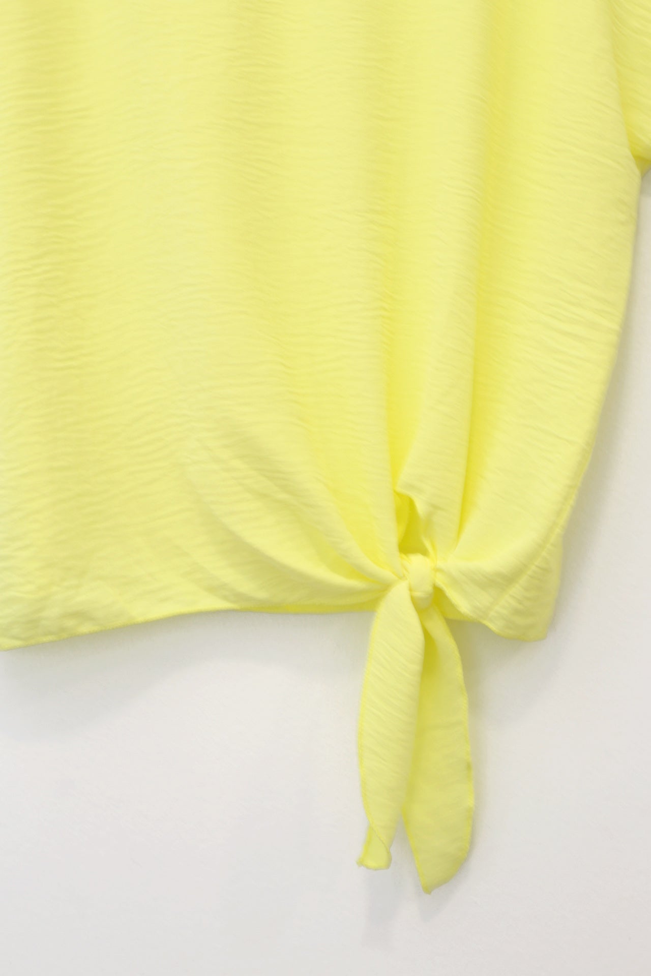 Blusa fluida nudo