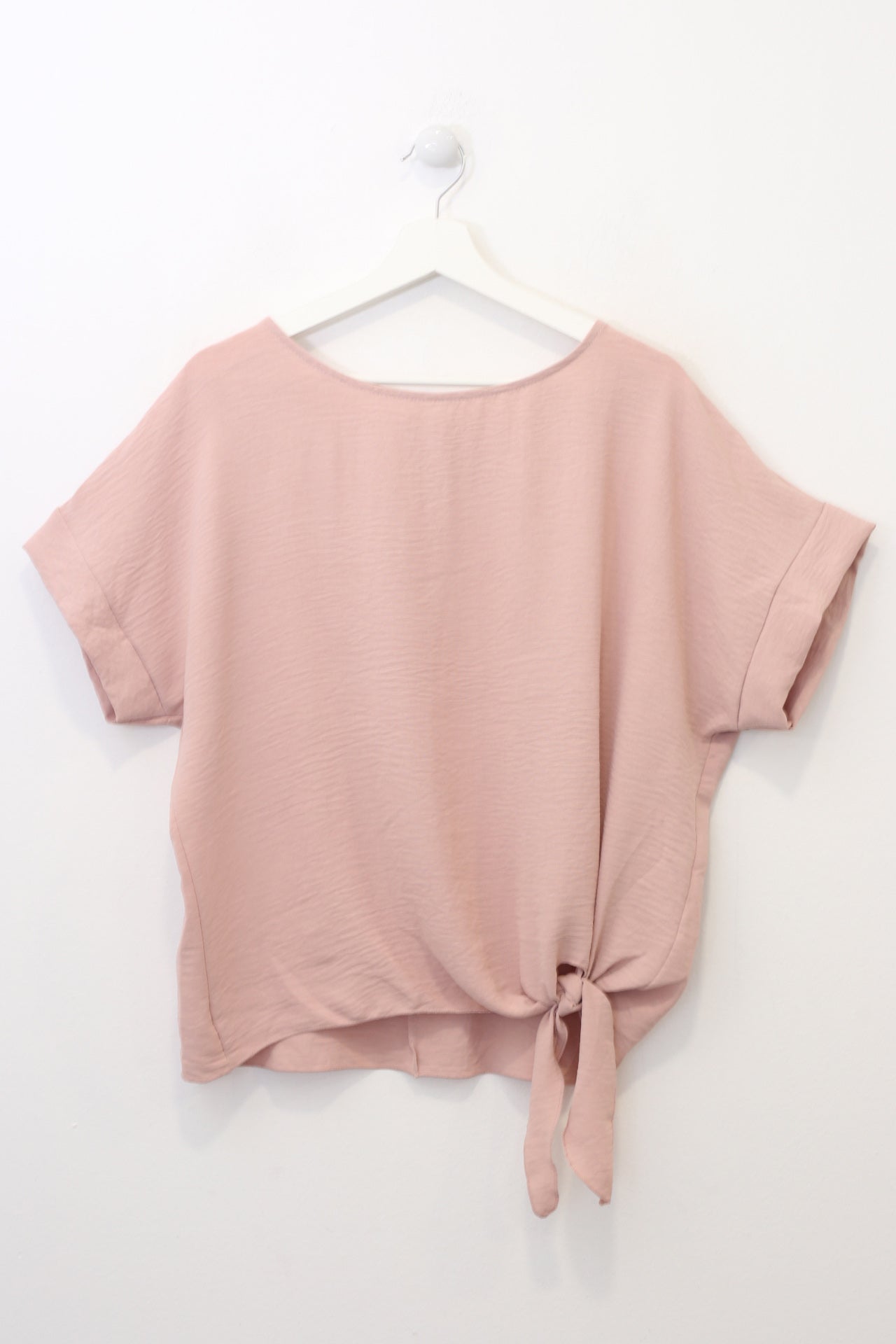 Blusa fluida nudo