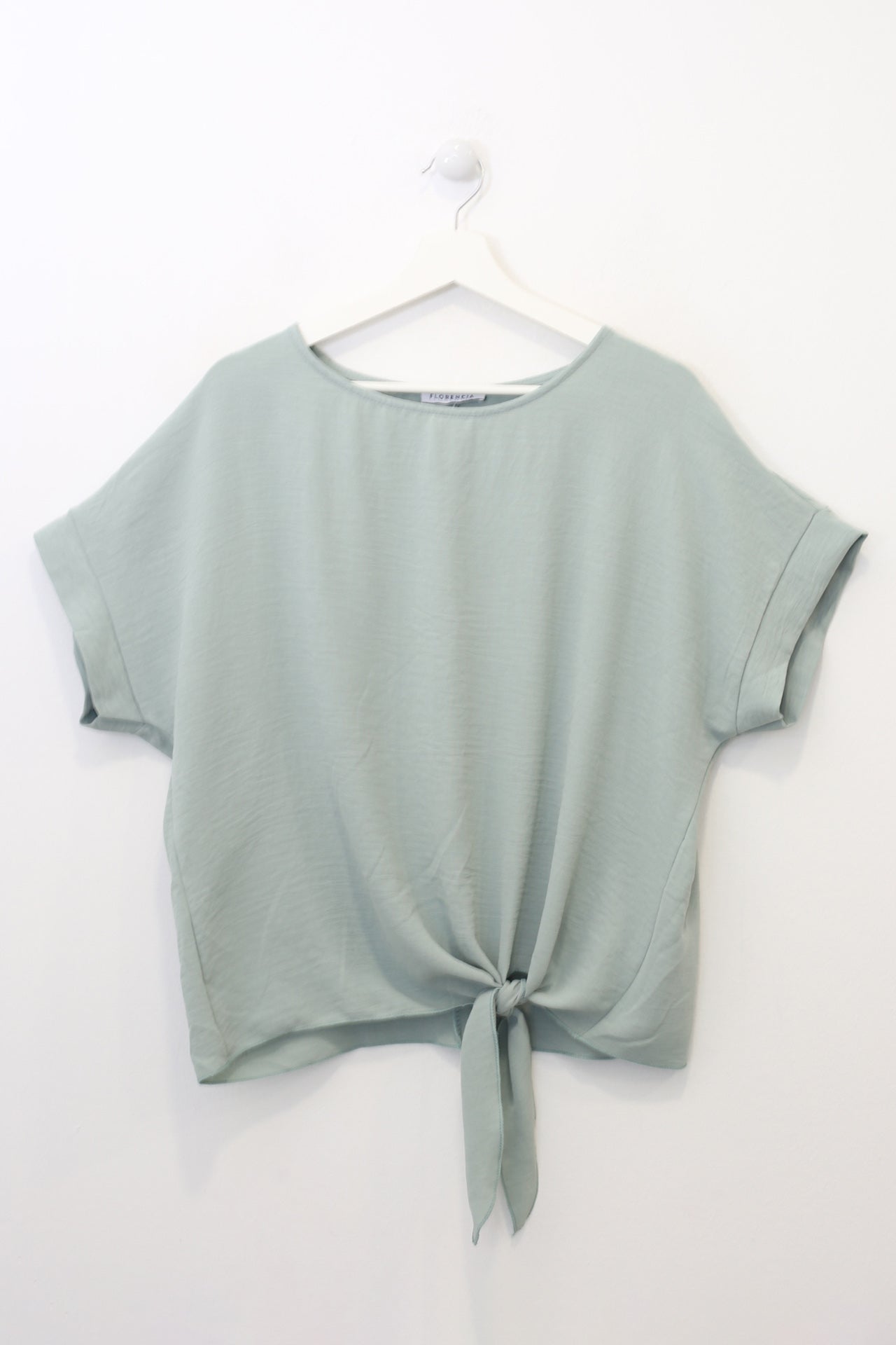 Blusa fluida nudo