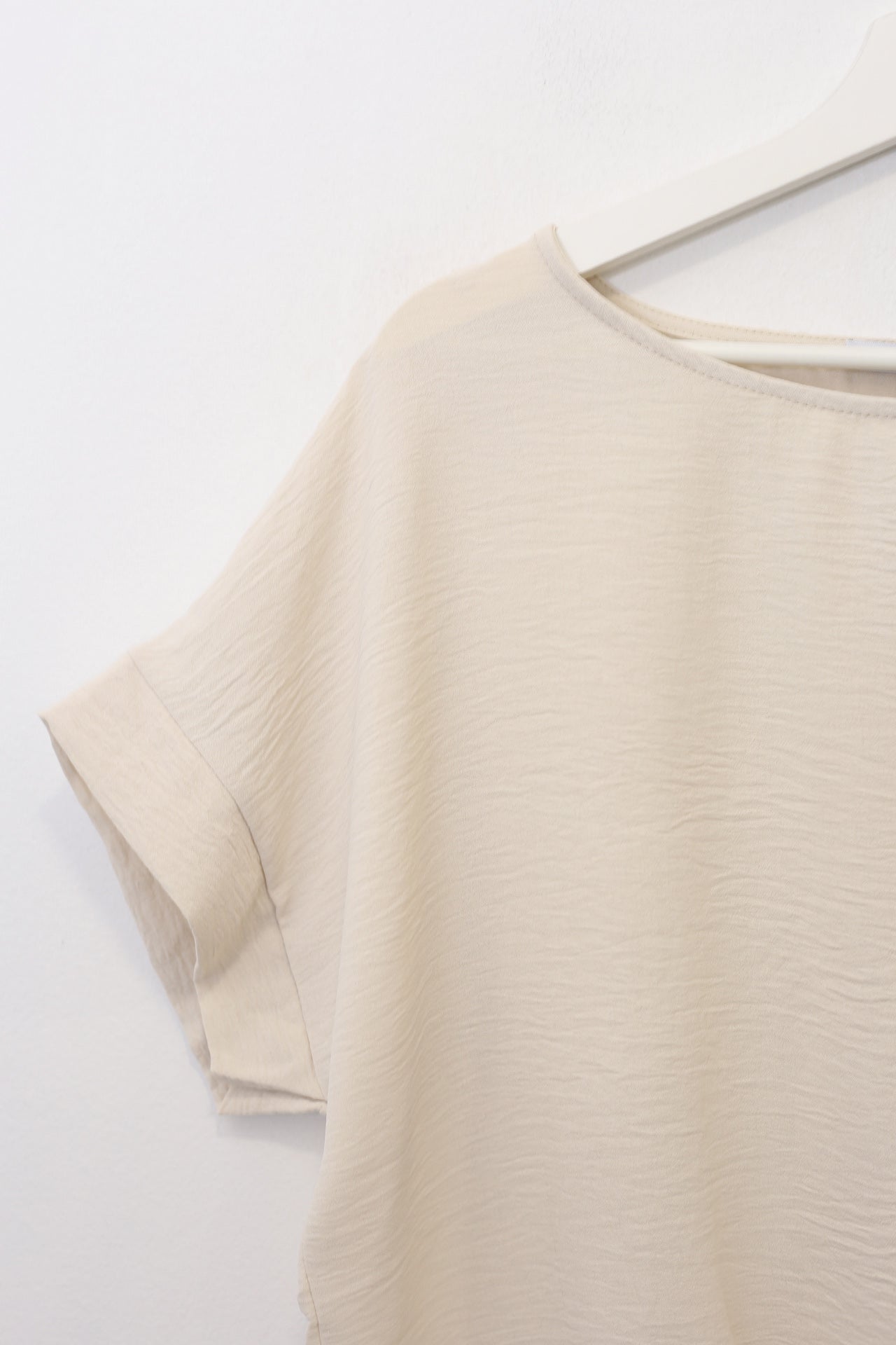 Blusa fluida nudo