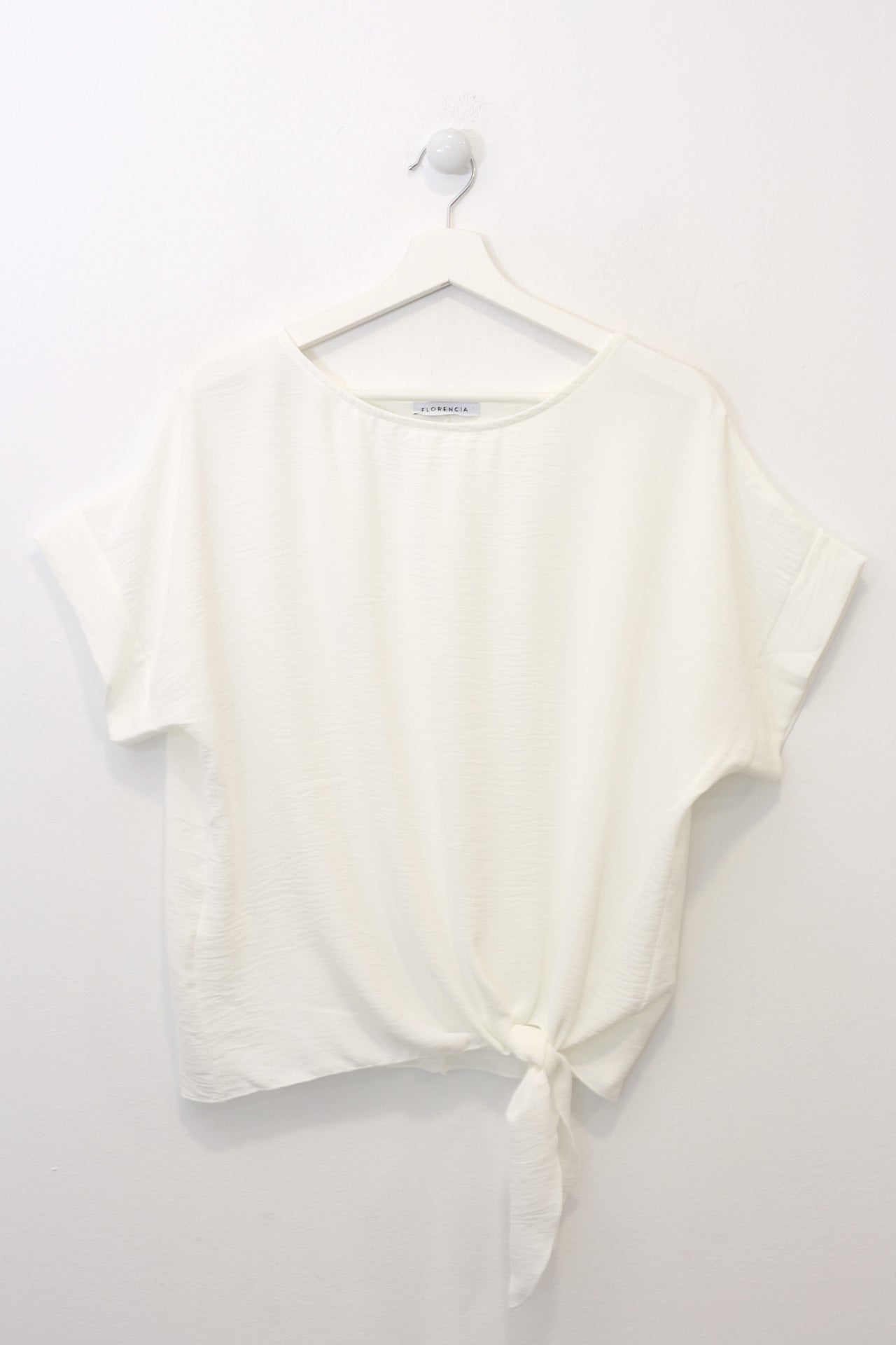 Blusa fluida nudo
