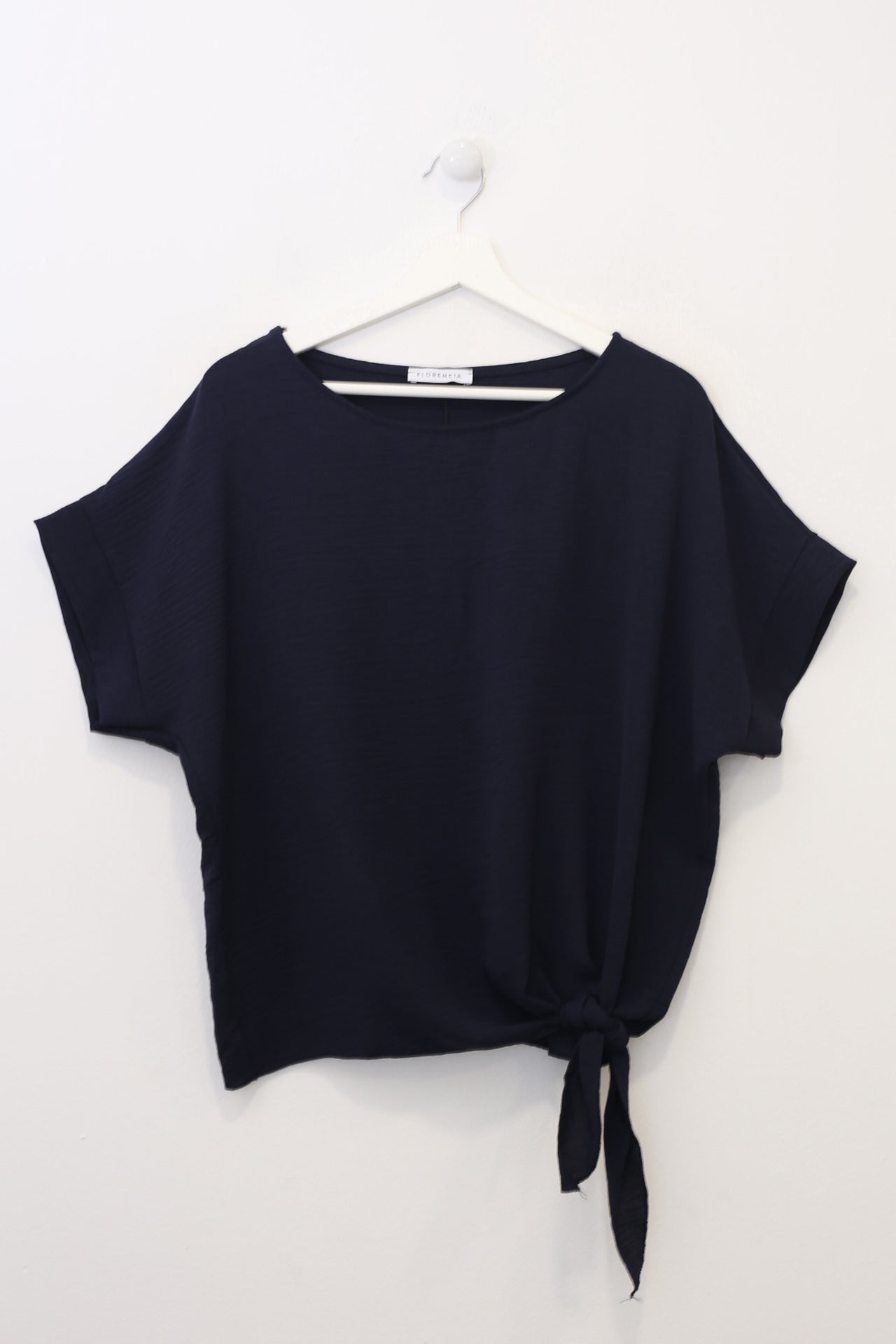 Blusa fluida nudo