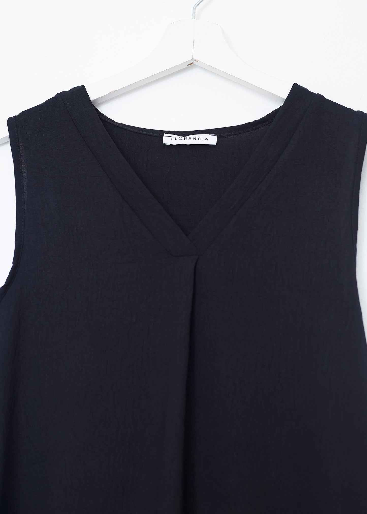 Flowy top with wide straps
