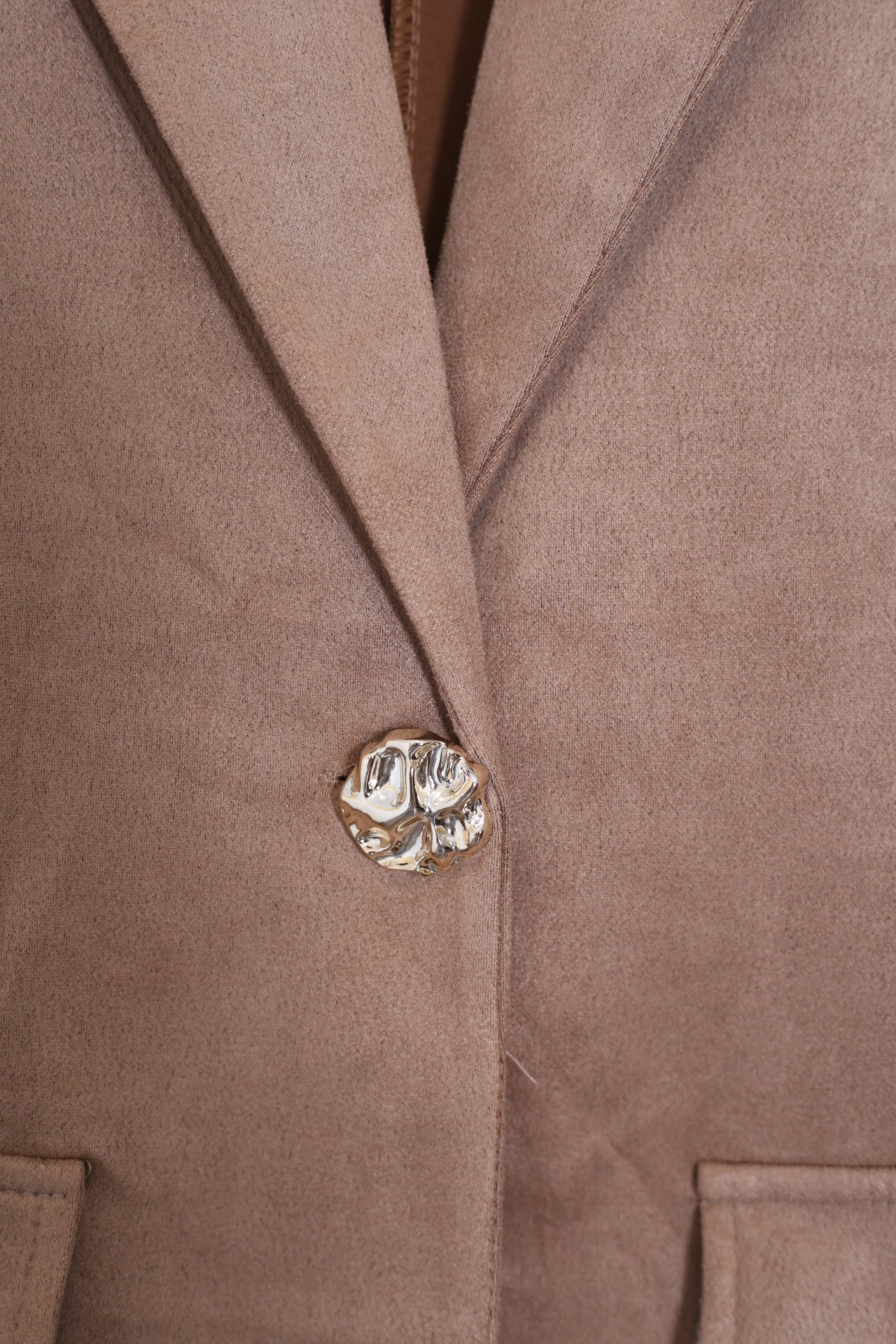 Chaleco antelina solapas