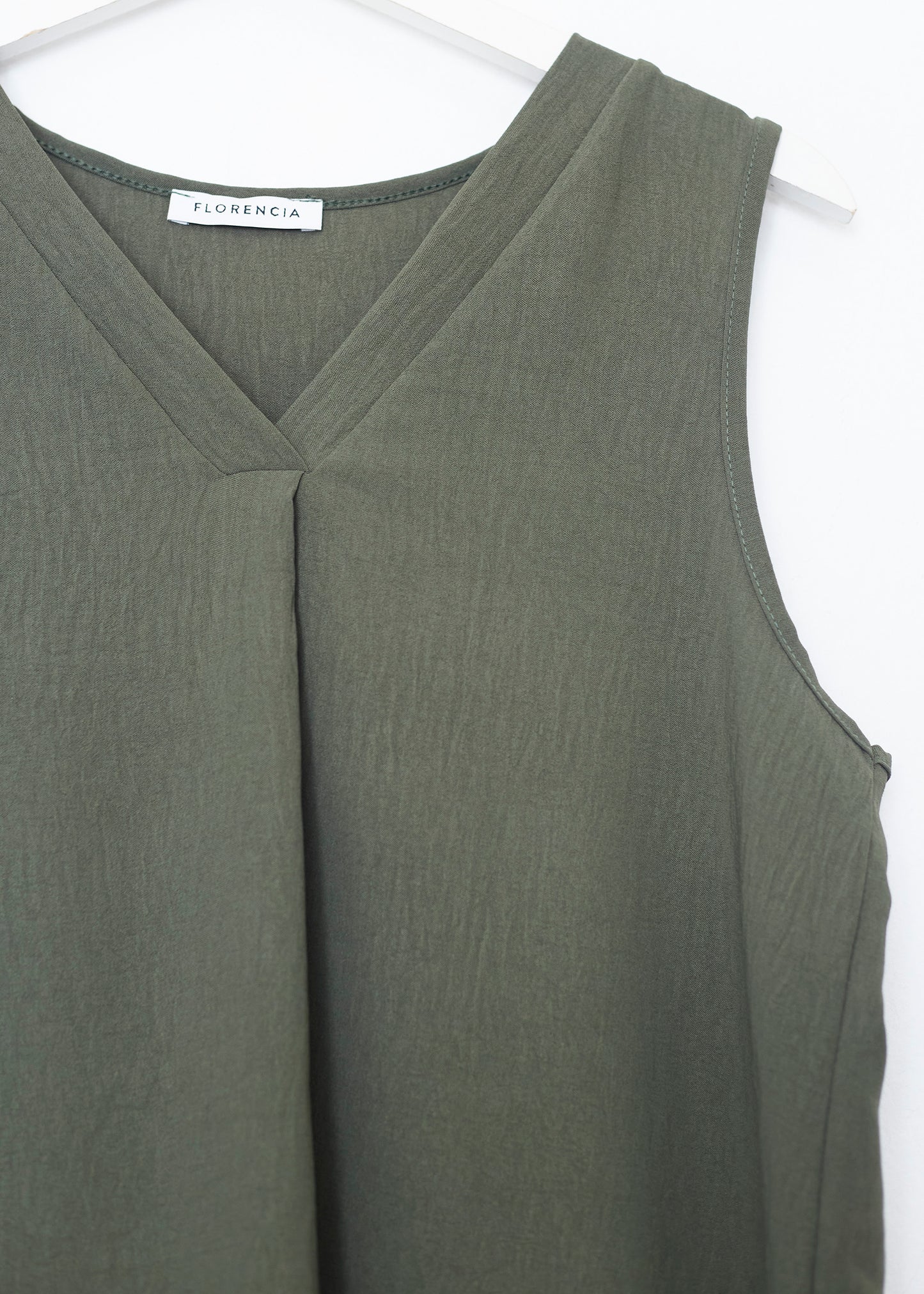 Flowy top with wide straps