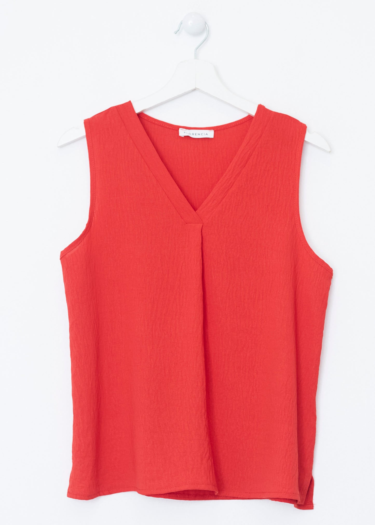 Flowy top with wide straps