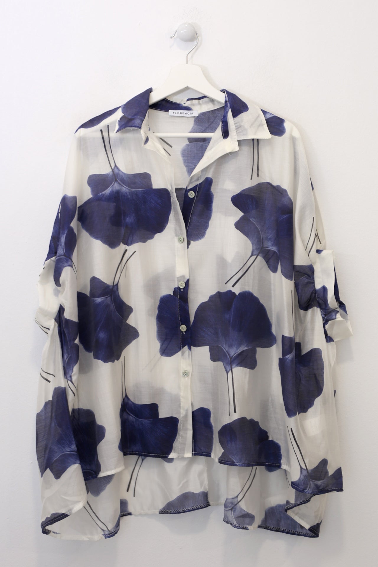 Camisa estampada oversize