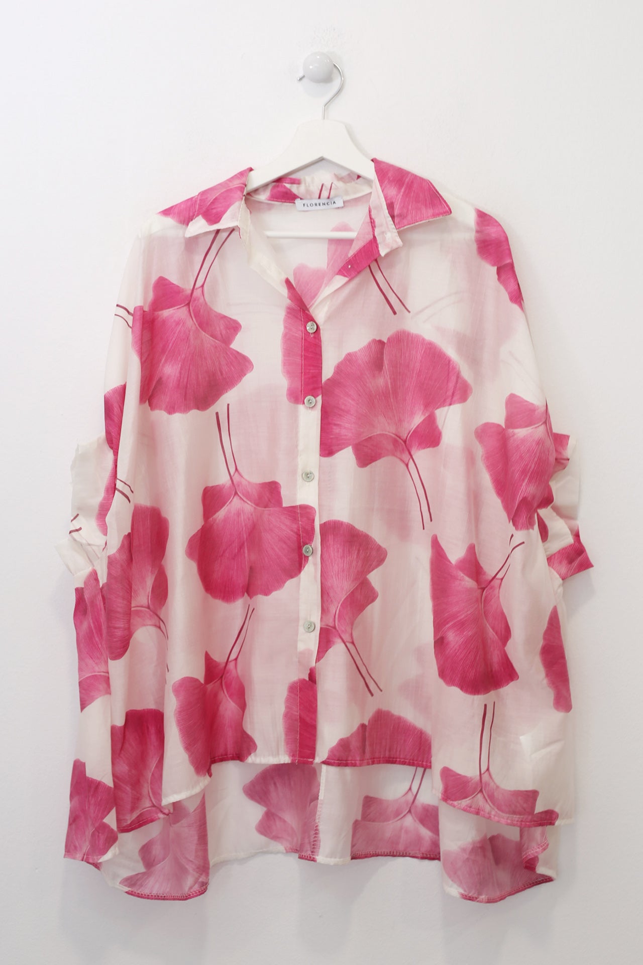 Camisa estampada oversize