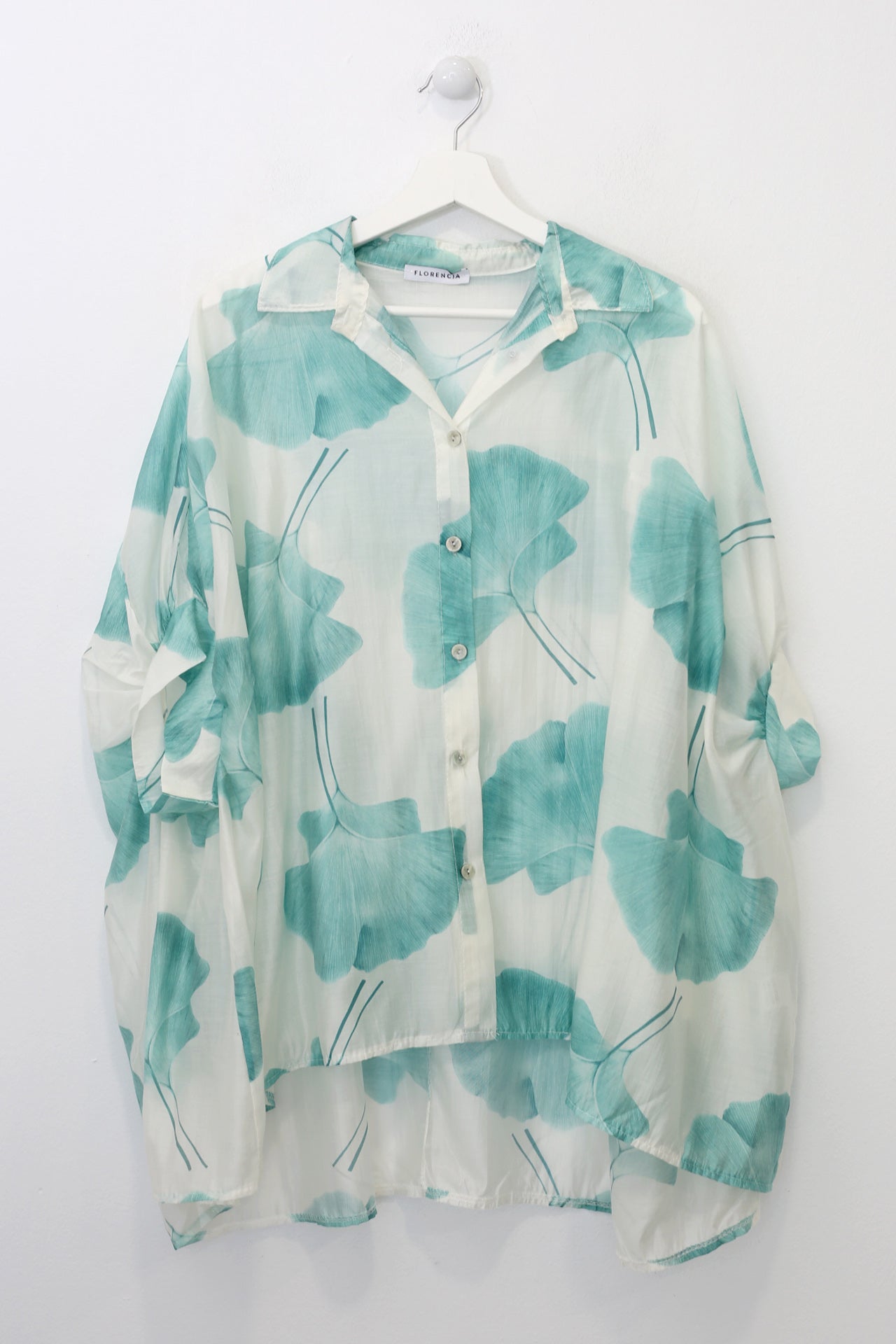 Camisa estampada oversize