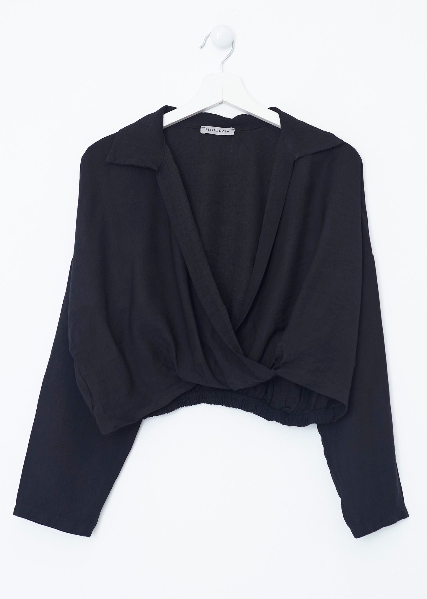 Napoli wrap crop top