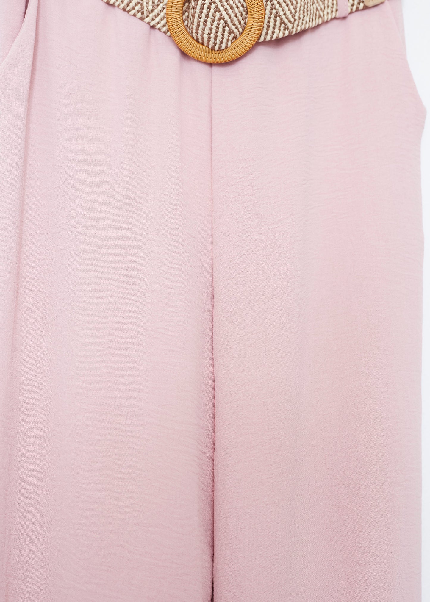 Flowy trousers with belt