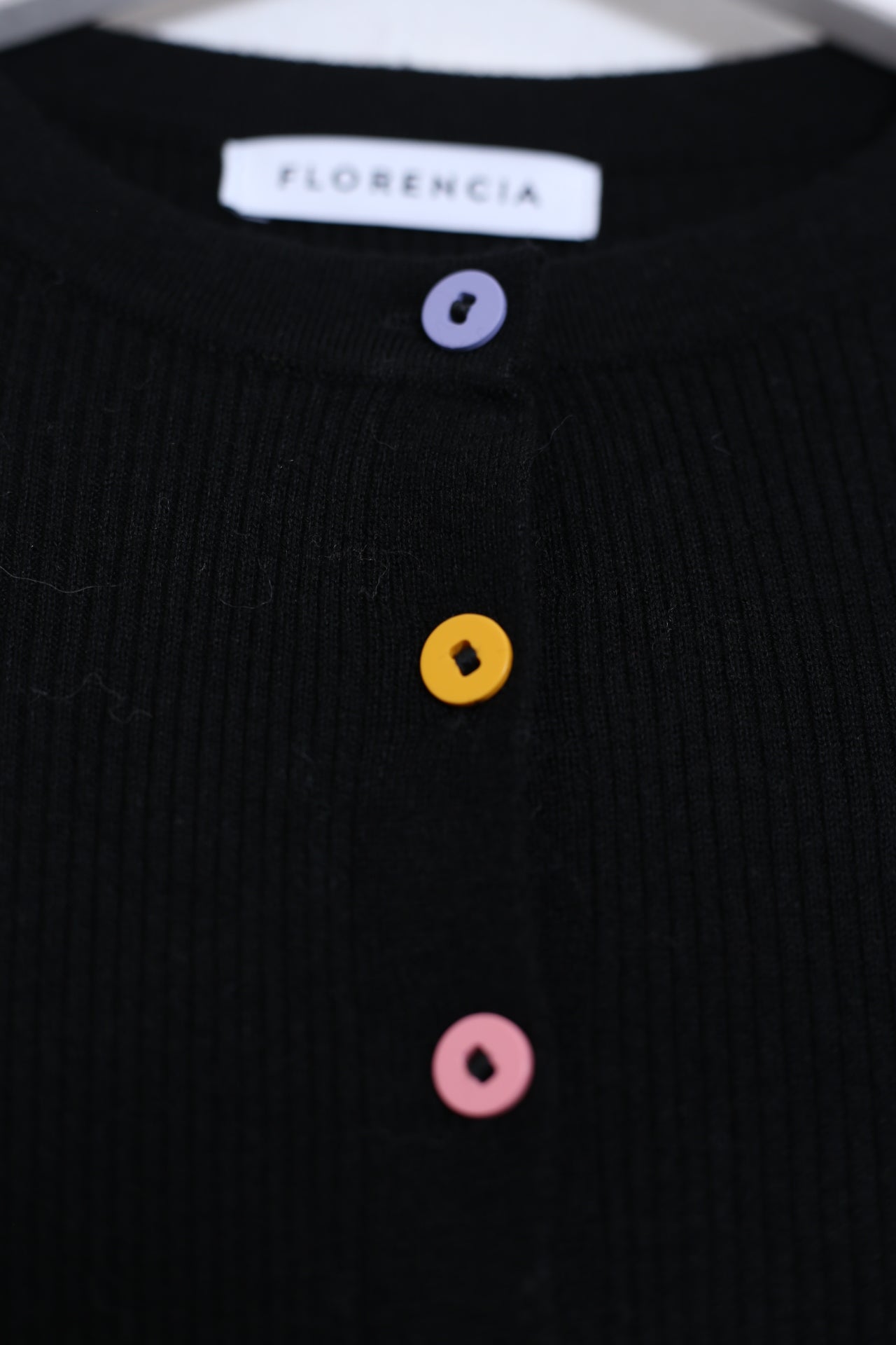 Cárdigan lana botones