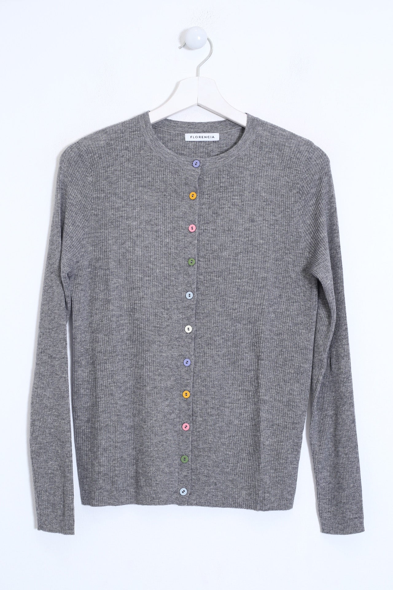 Cárdigan lana botones