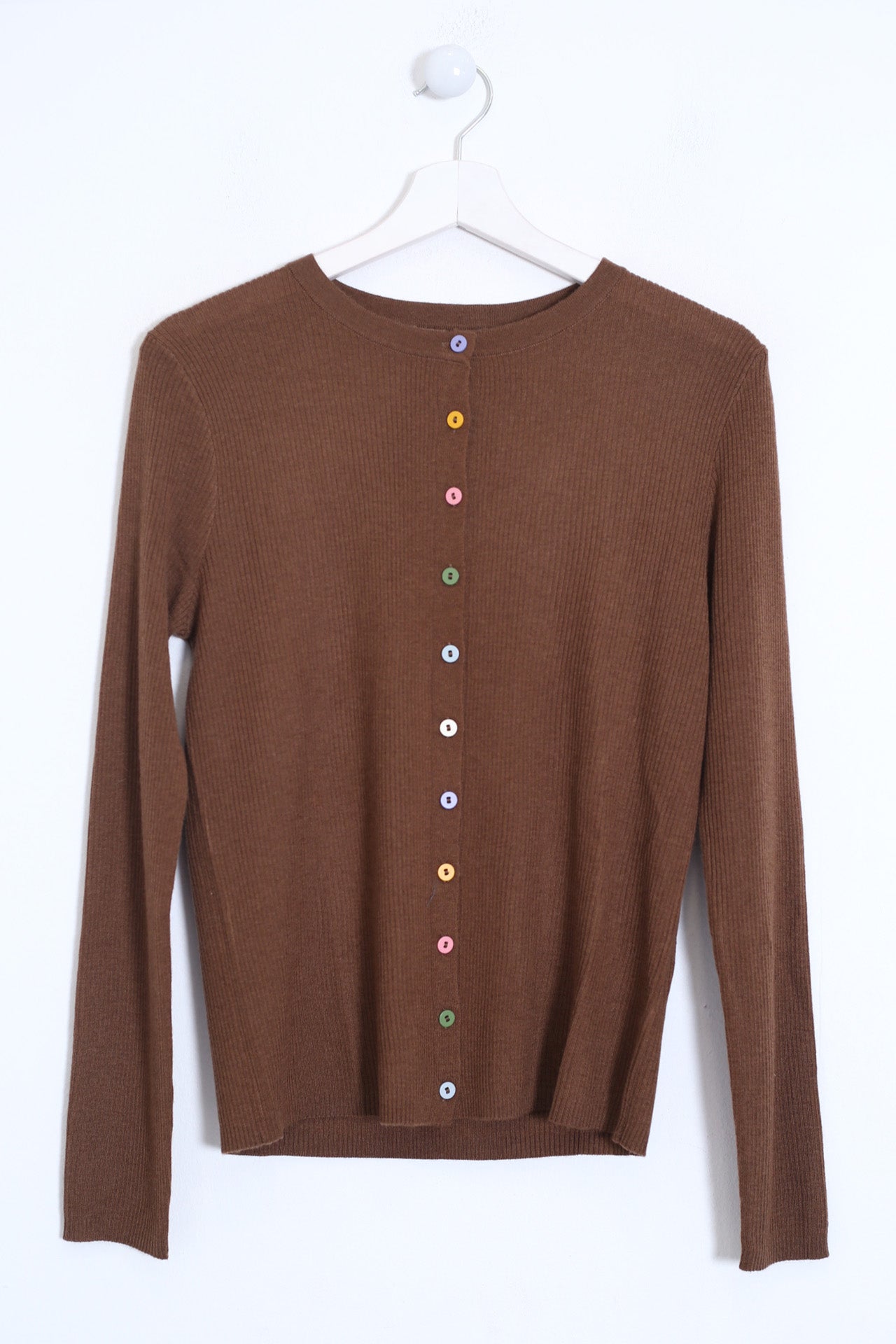 Cárdigan lana botones