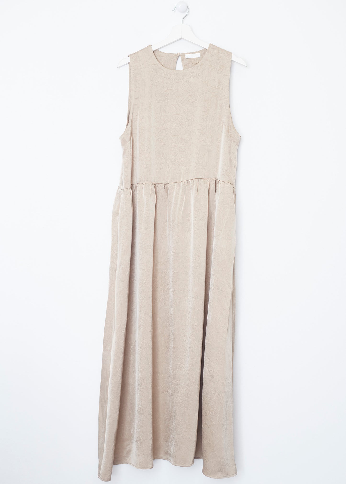 Long satin dress