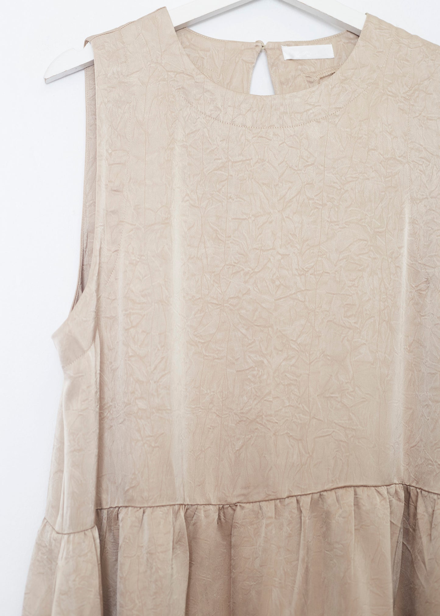 Long satin dress