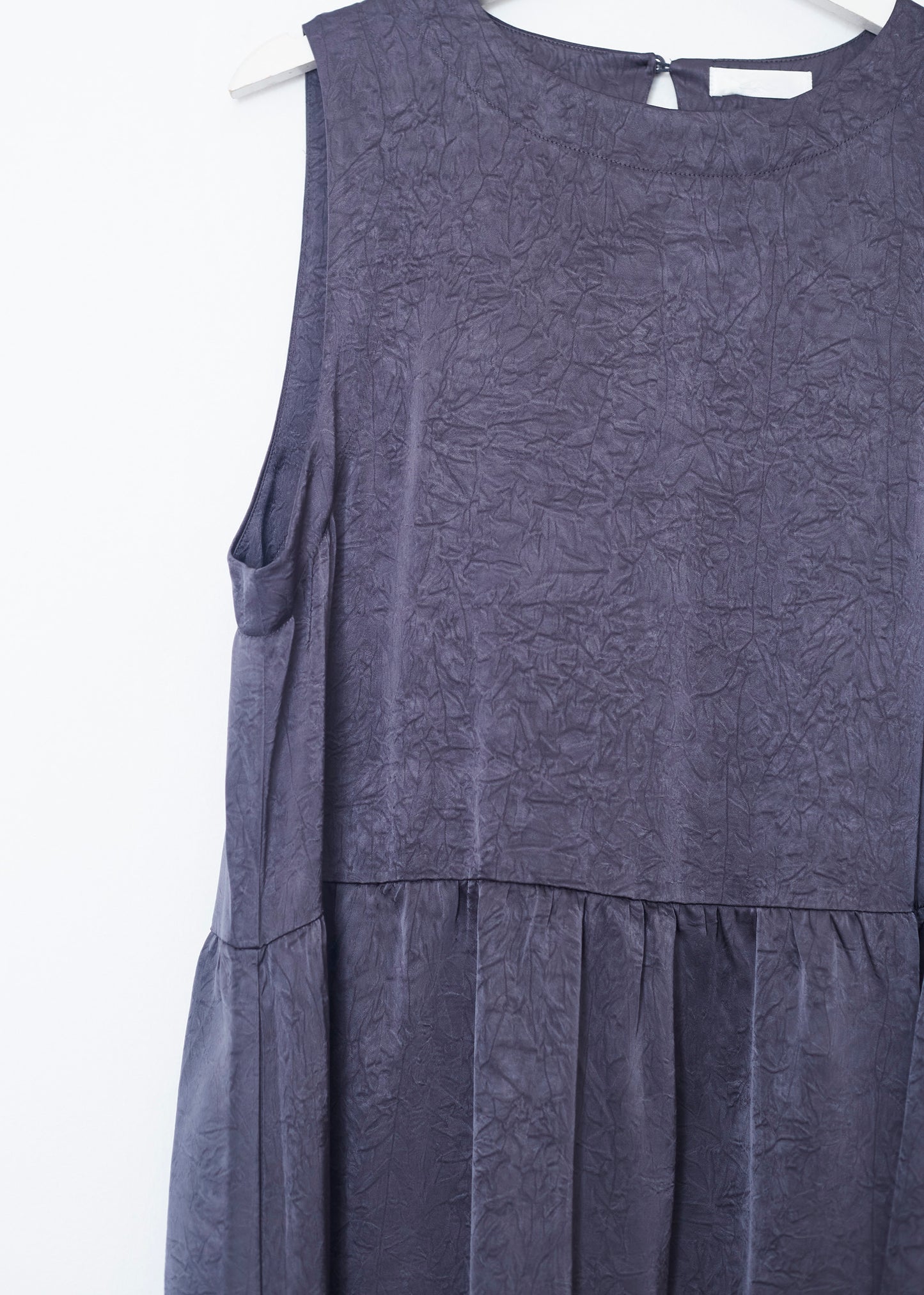 Long satin dress