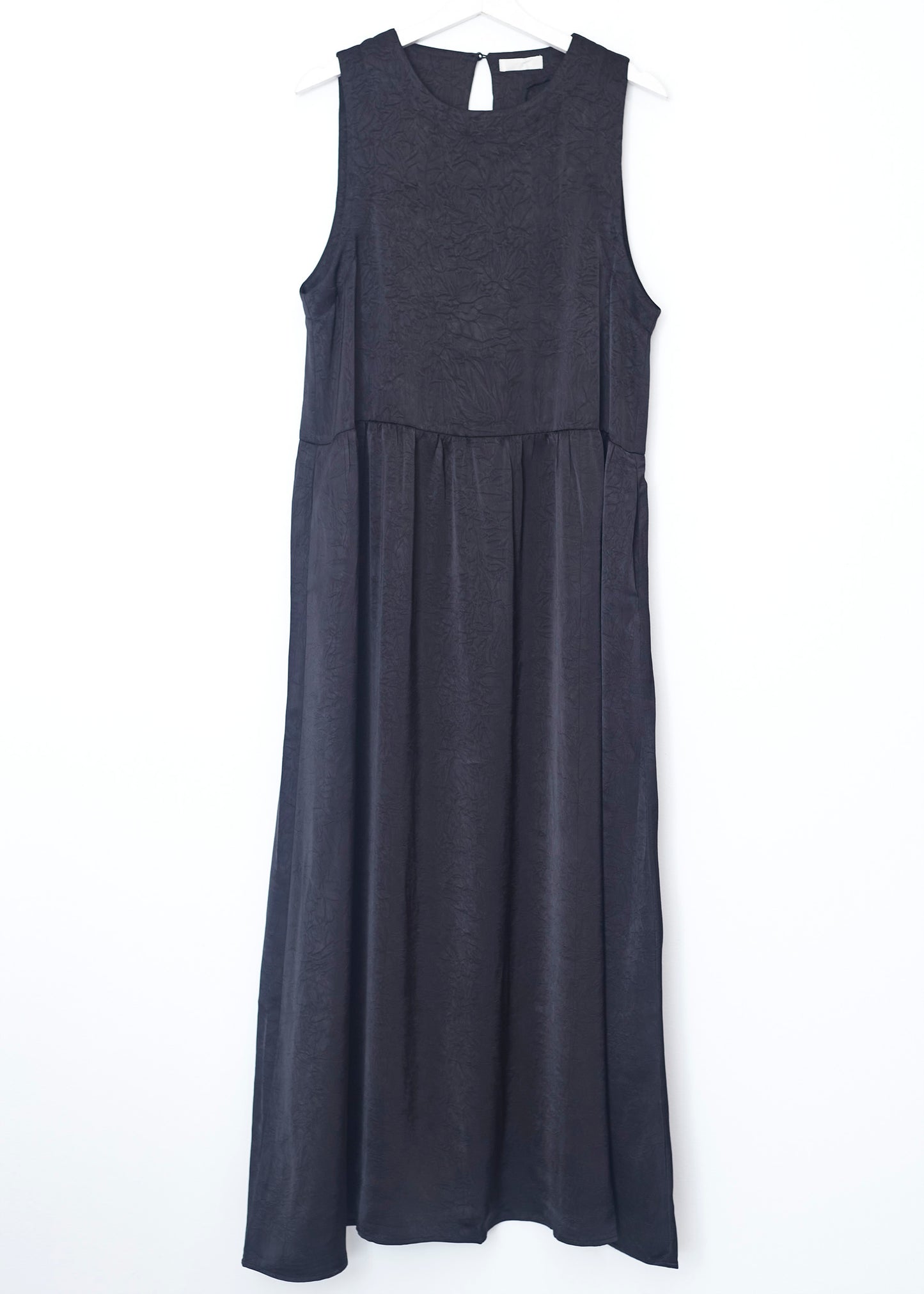 Long satin dress