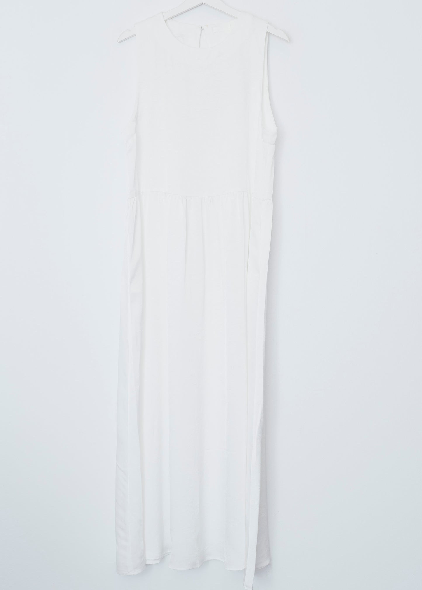Long satin dress