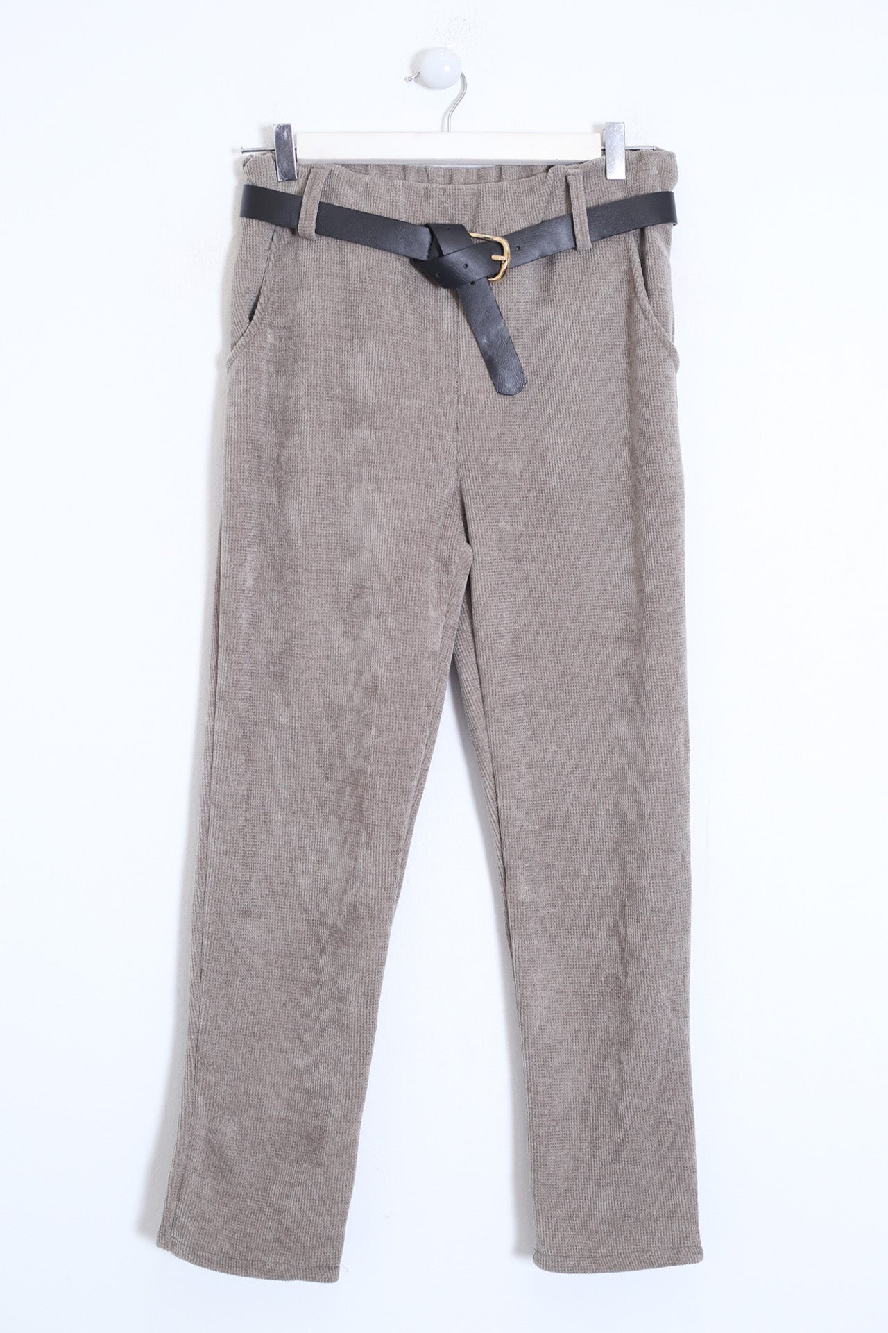 Pantalones micropana cinturón