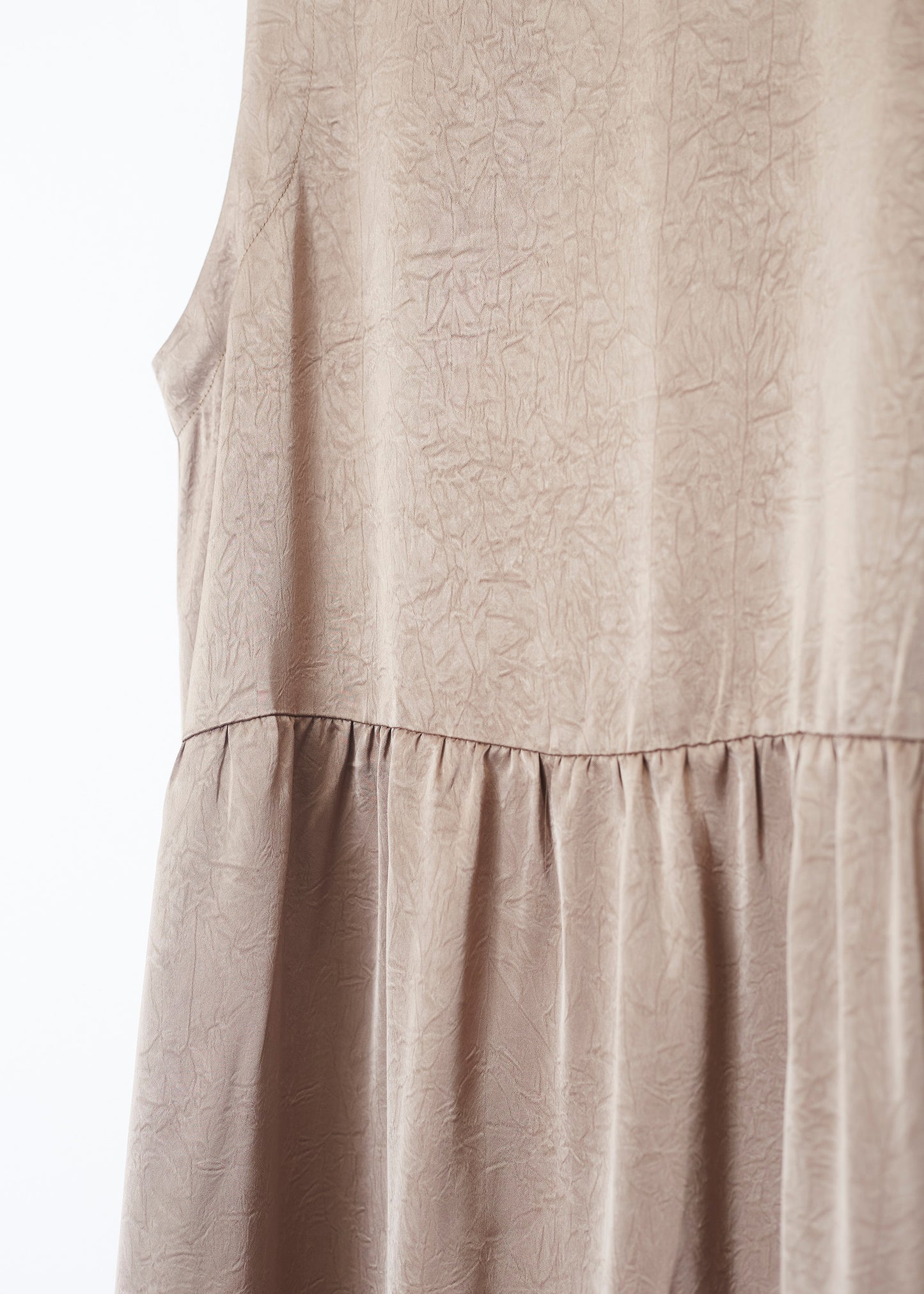 Long satin dress