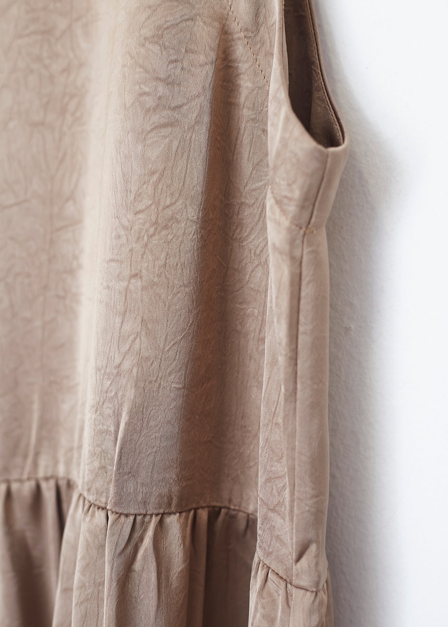 Long satin dress