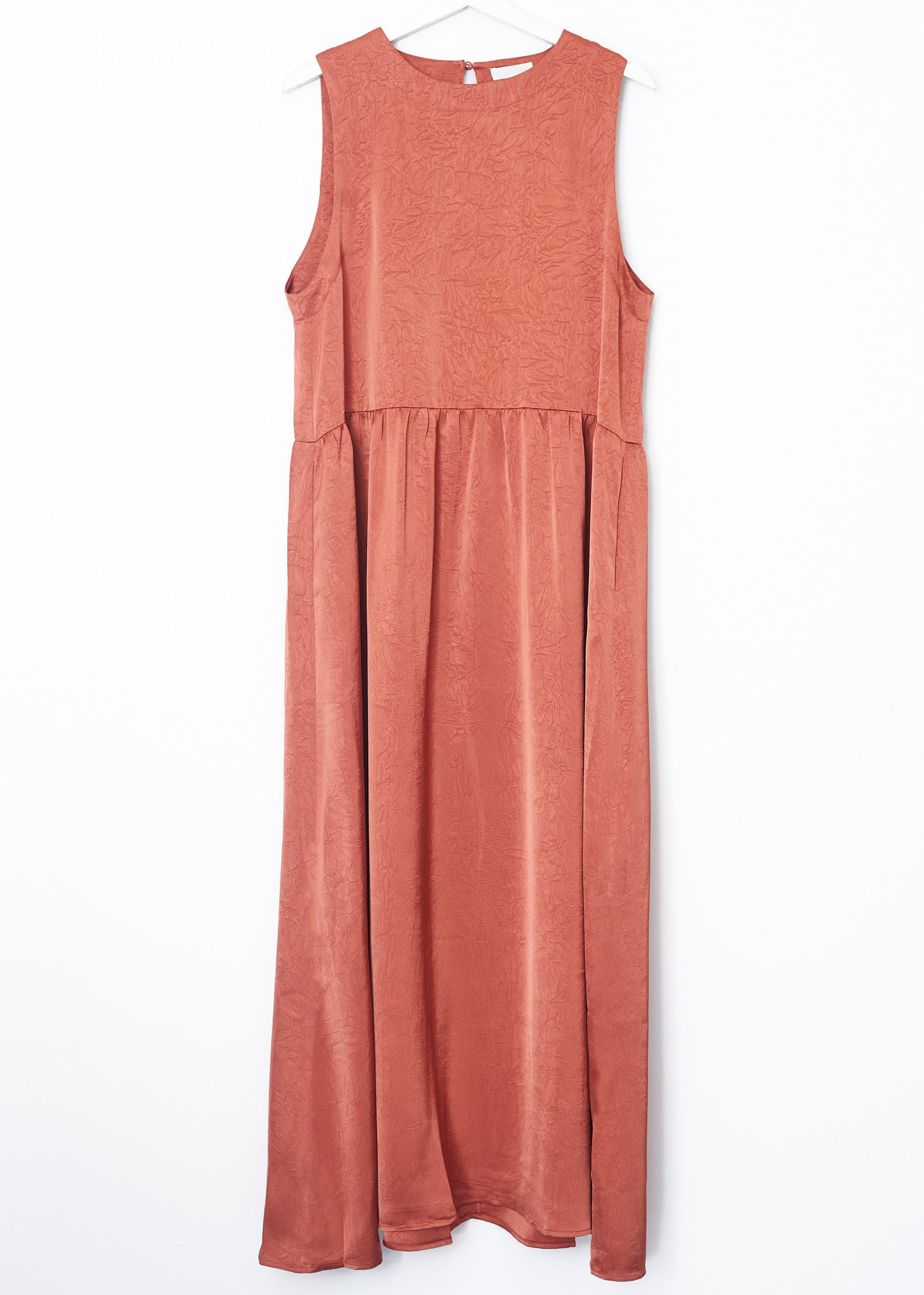 Long satin dress