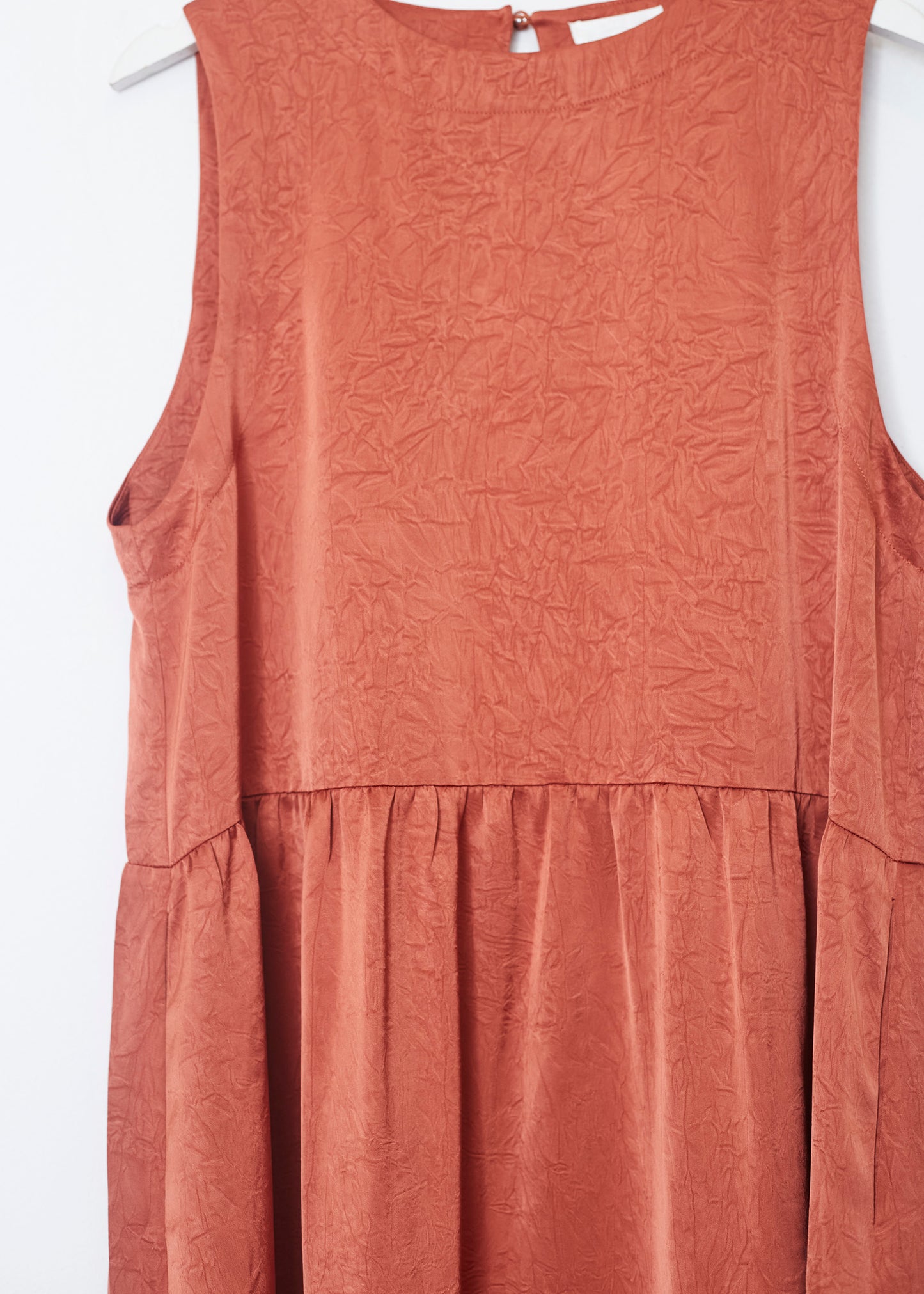 Long satin dress