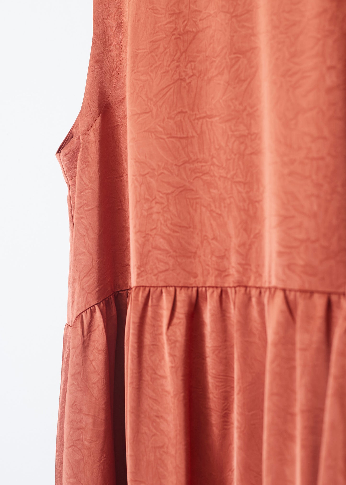 Long satin dress
