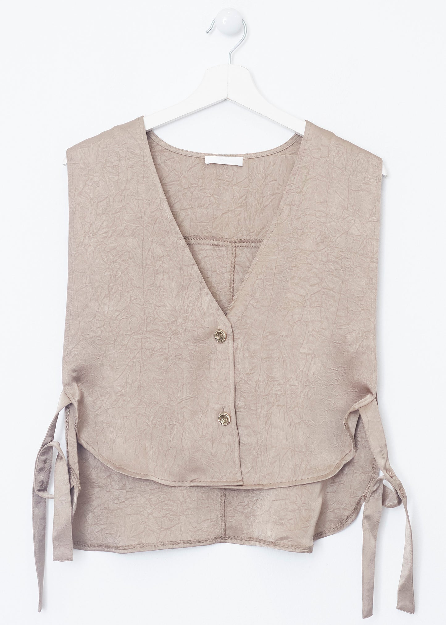 Satin vest