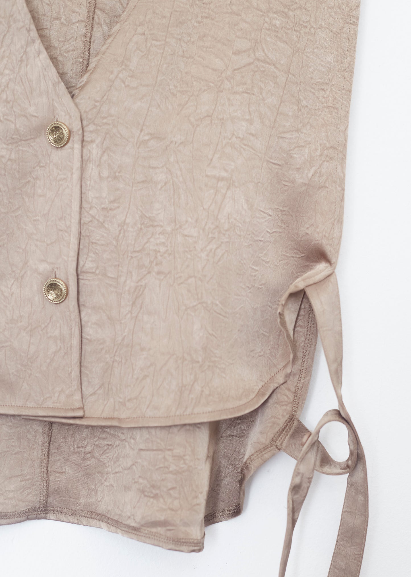 Satin vest