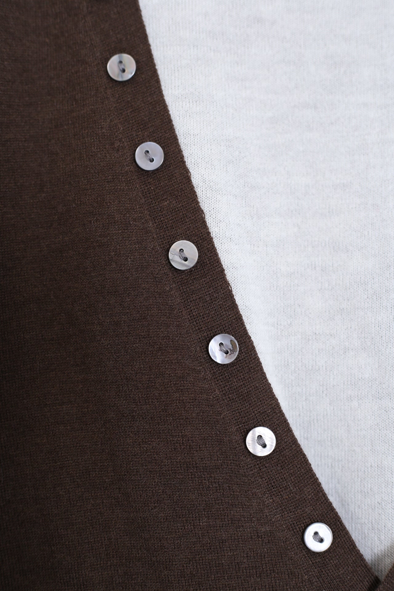 Cárdigan mohair doble