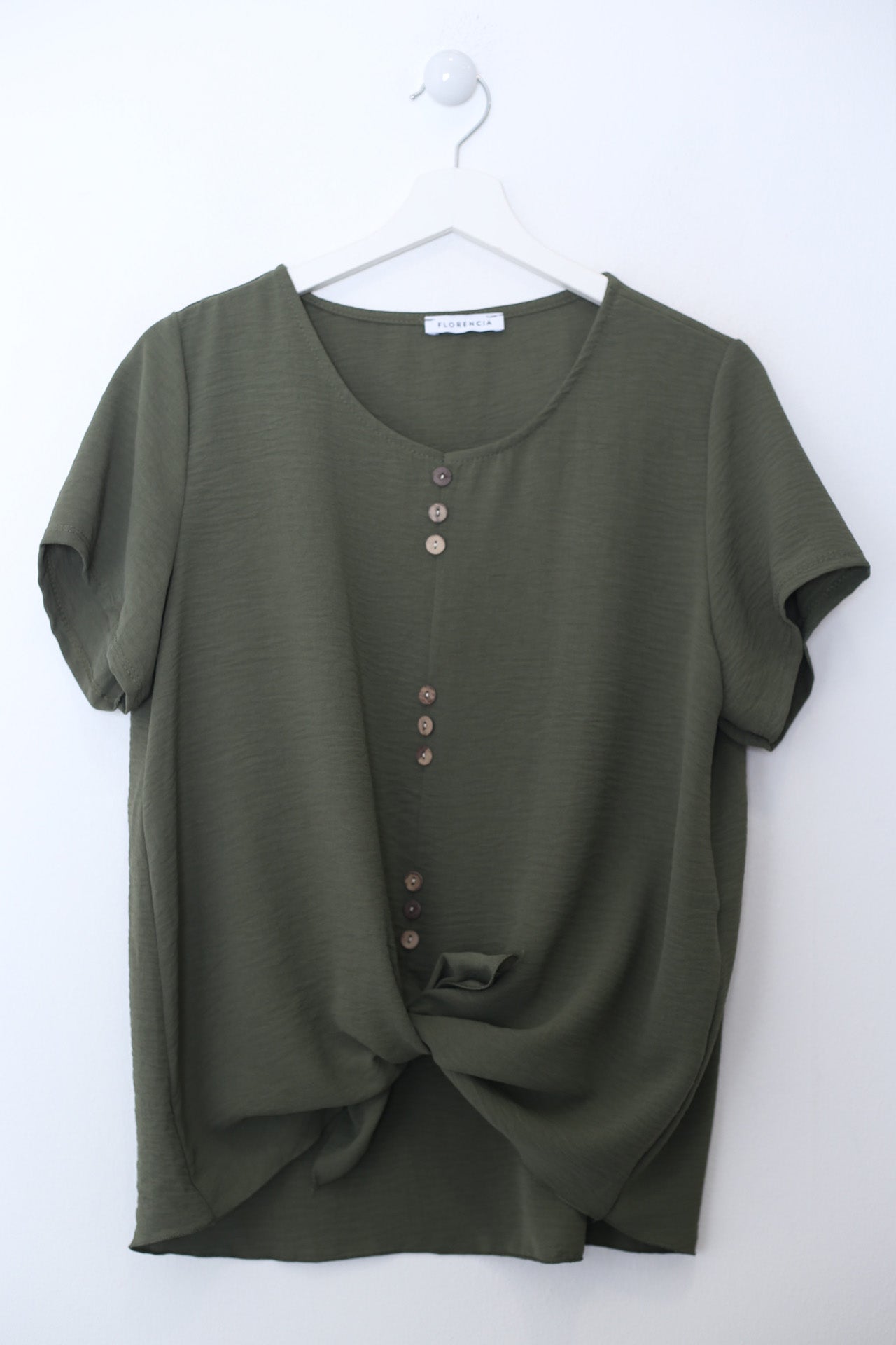 Blusa botones fluida