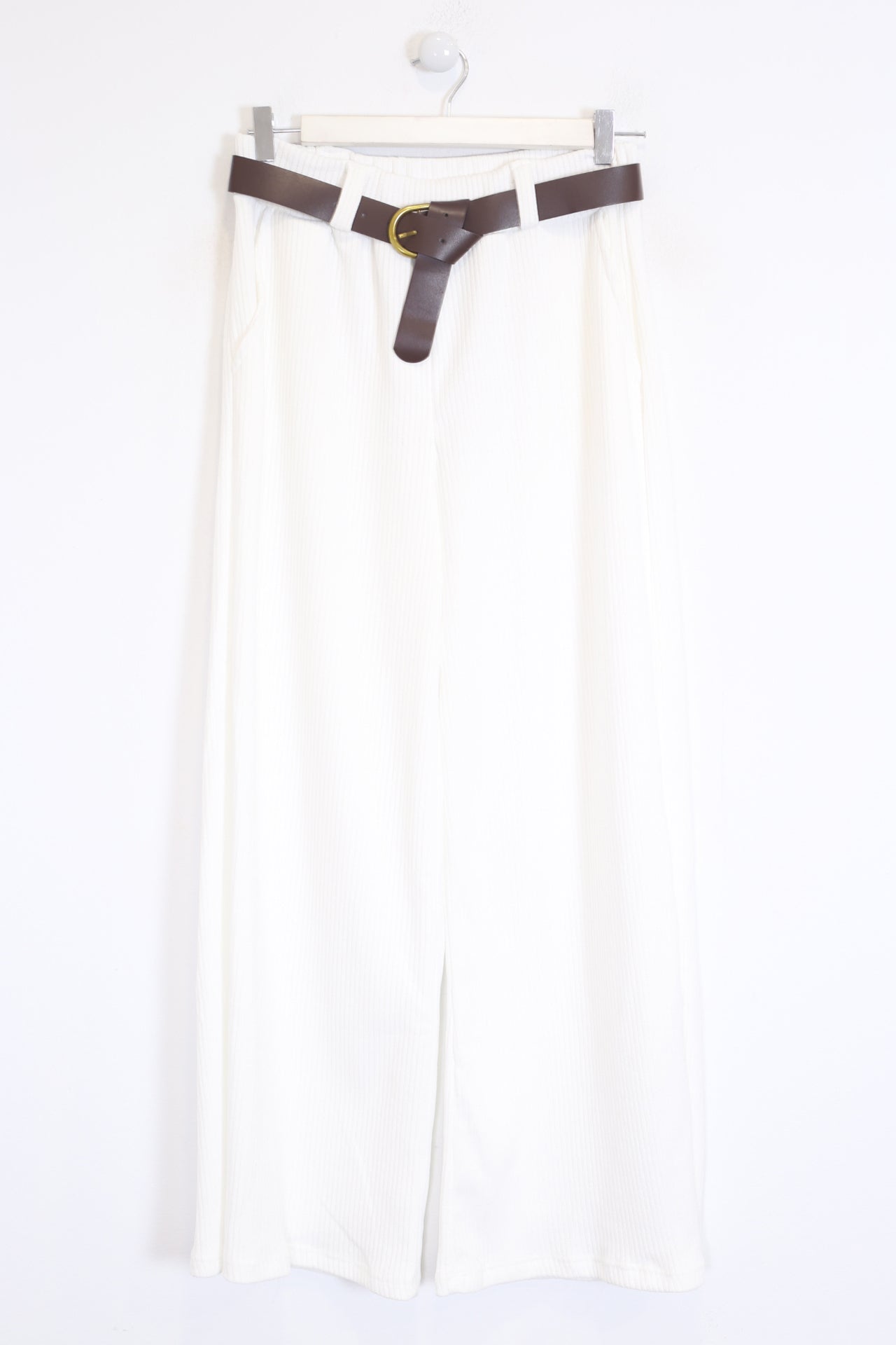 Pantalones pana palazzo