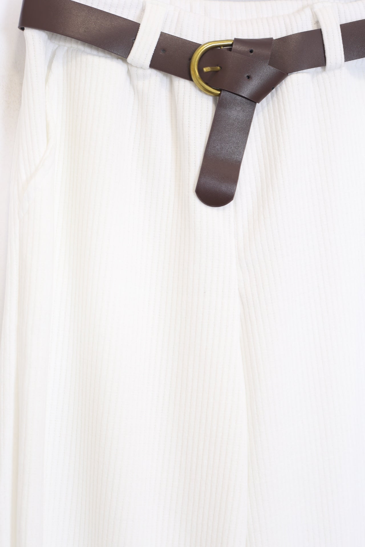 Pantalones pana palazzo