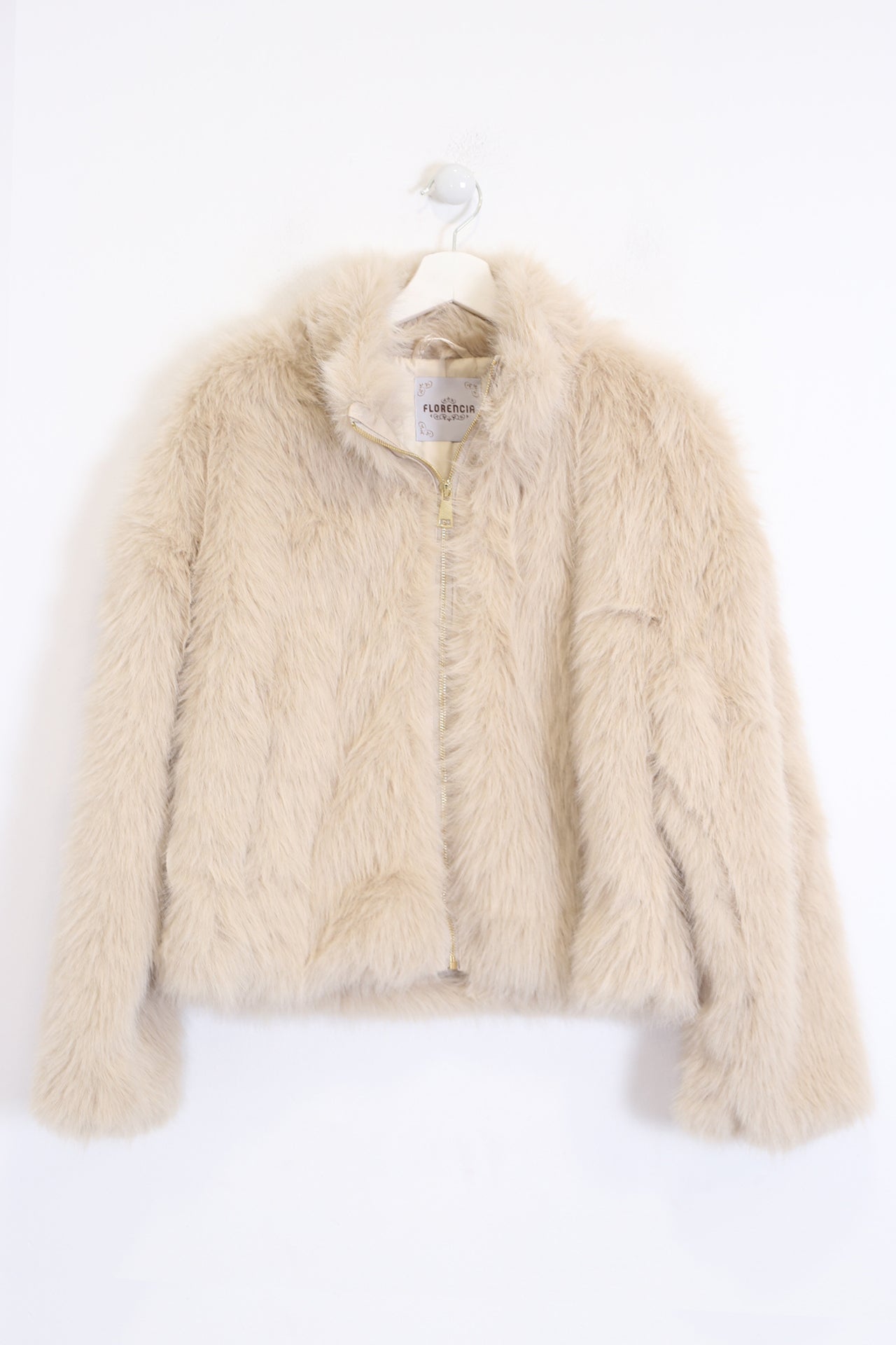 Chaqueta efecto pelo