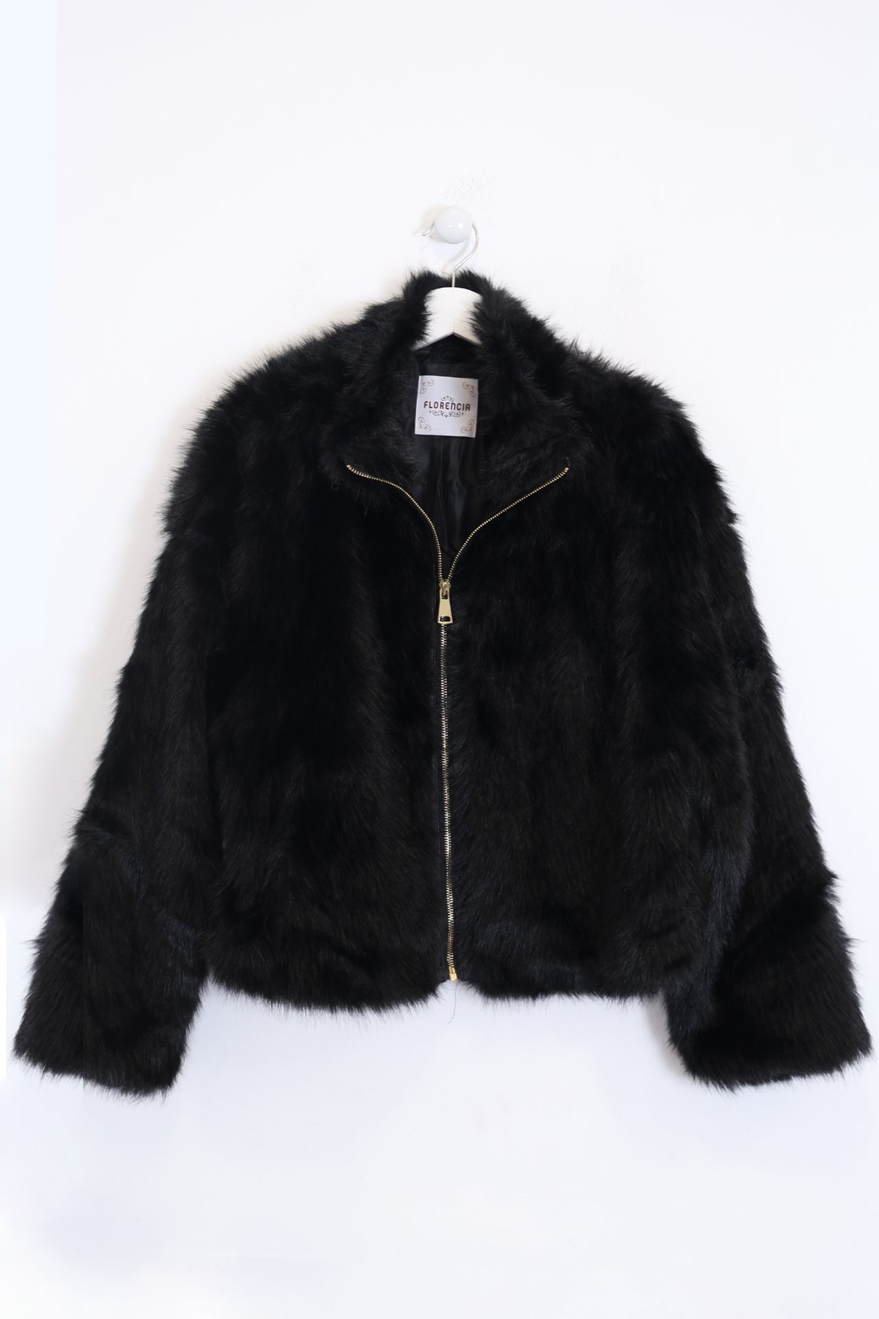 Chaqueta efecto pelo