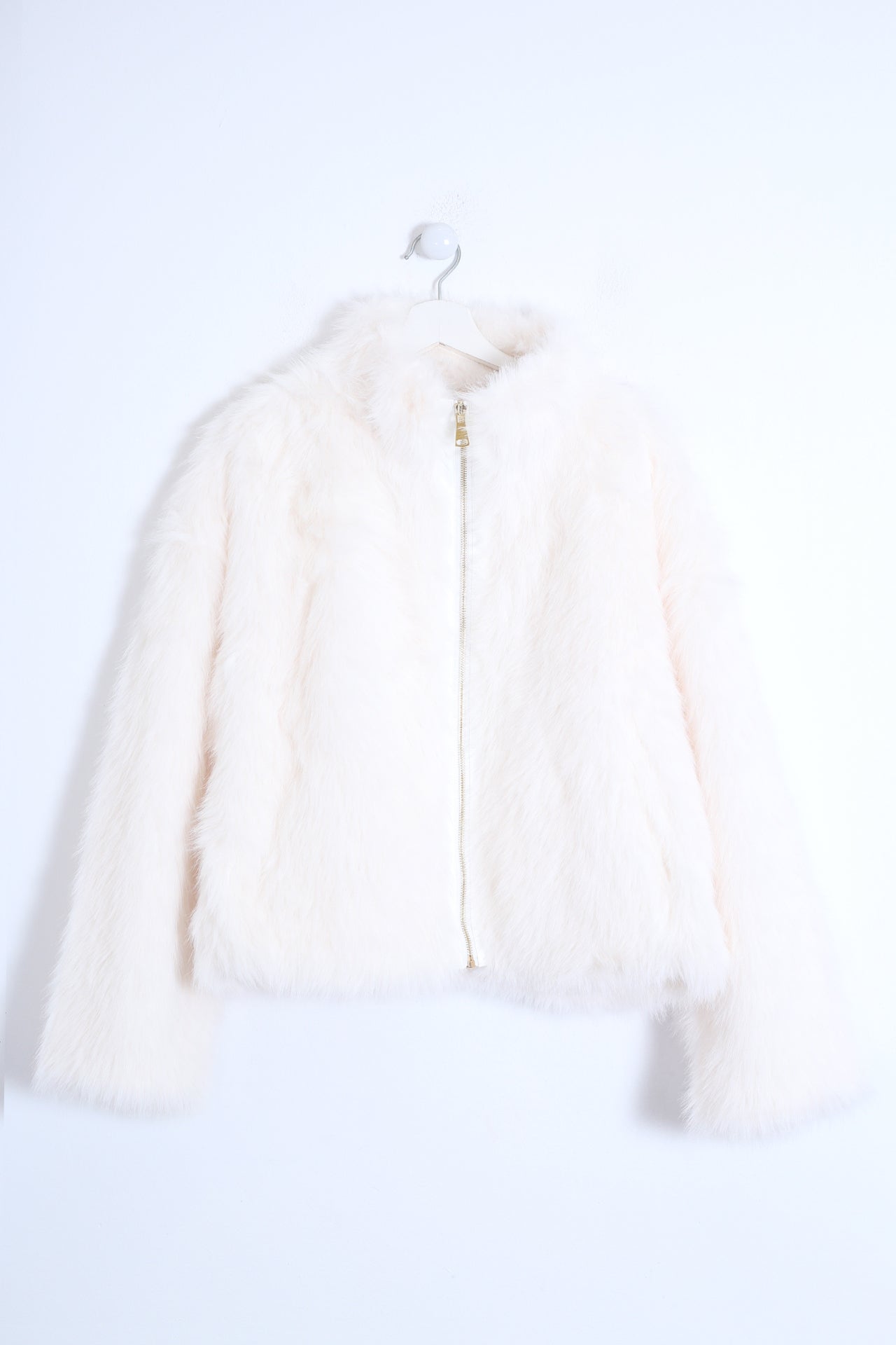 Chaqueta efecto pelo