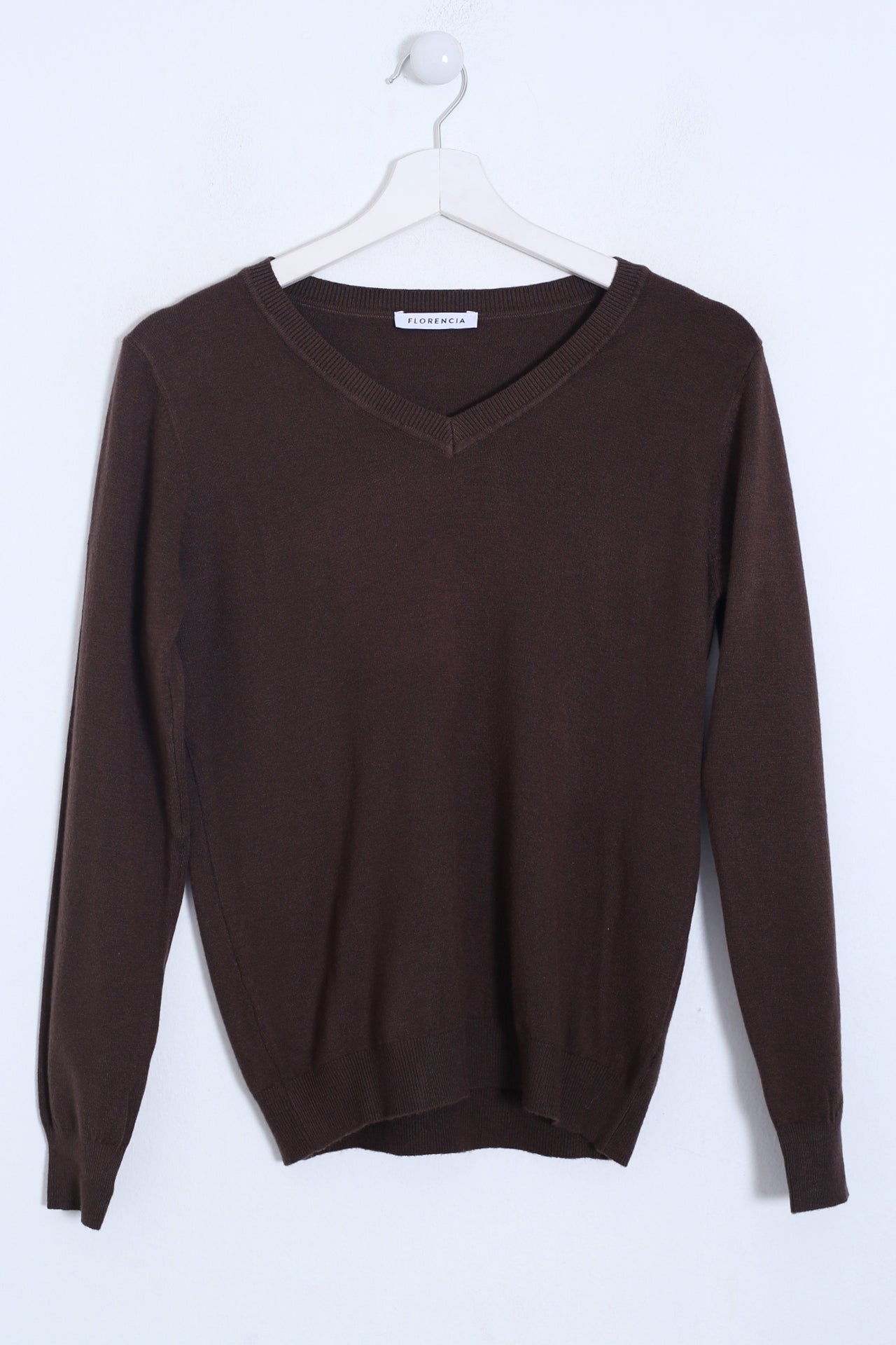 Jersey básico cuello punta