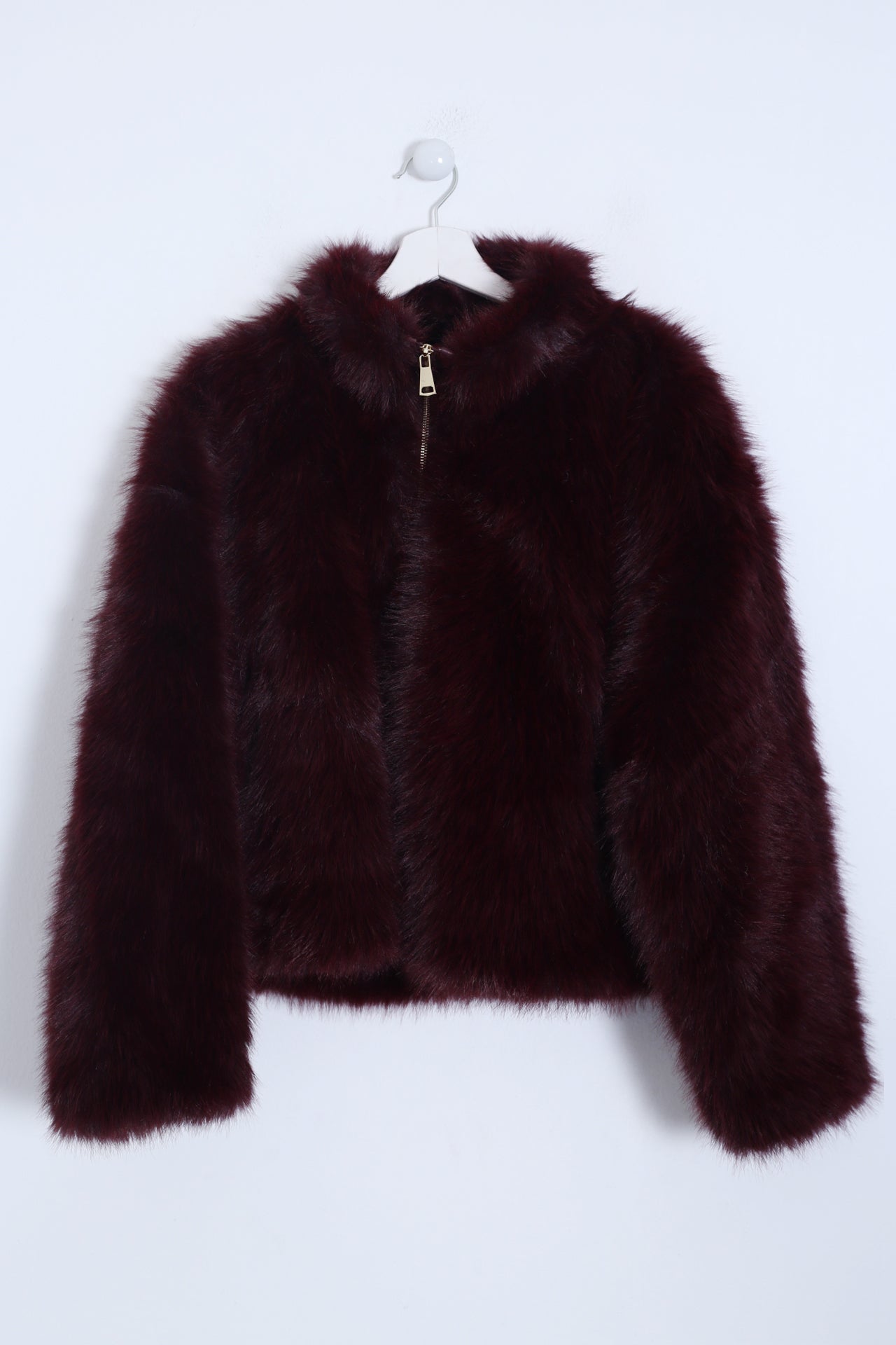 Chaqueta efecto pelo