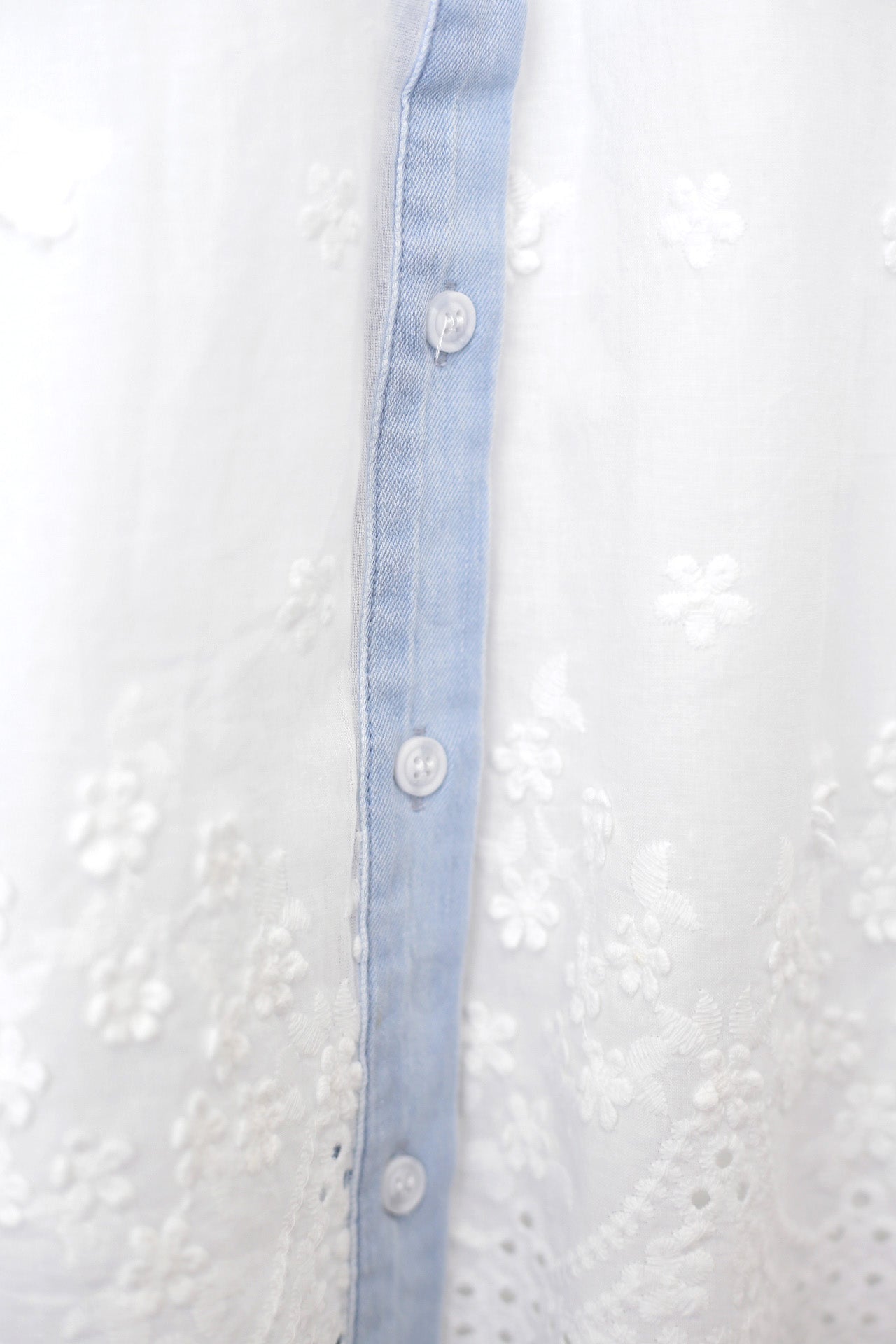 Camisa batista denim