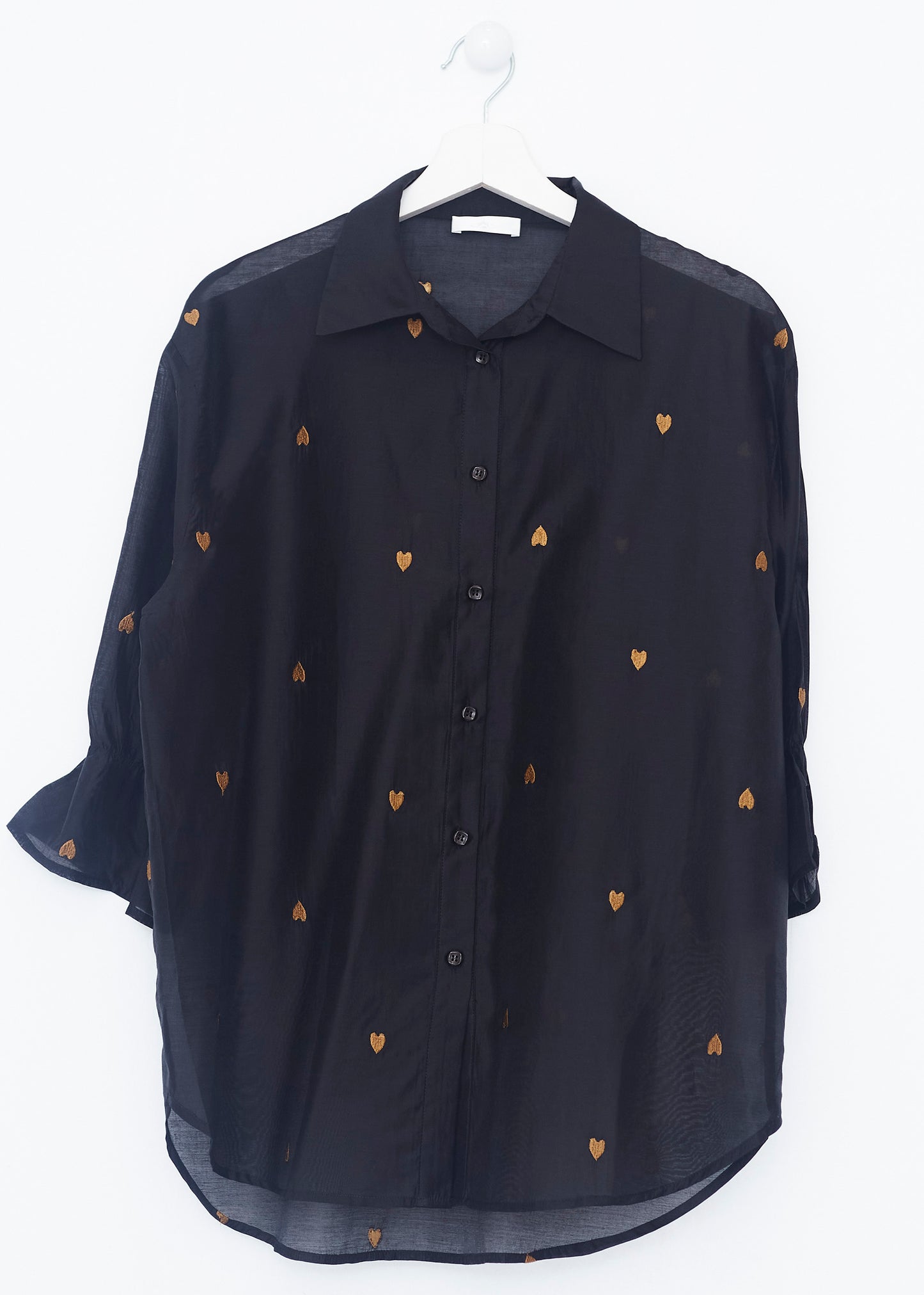 Heart organza shirt