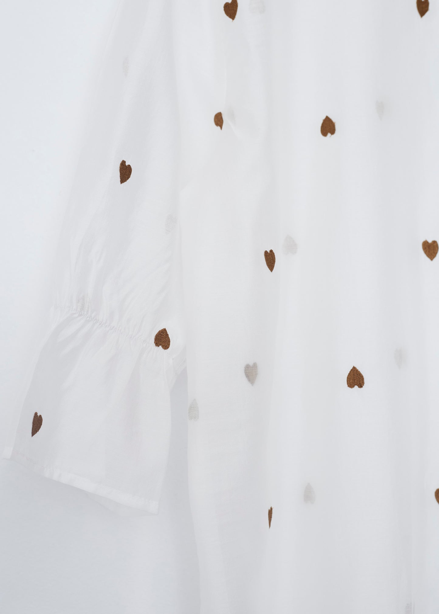 Heart organza shirt