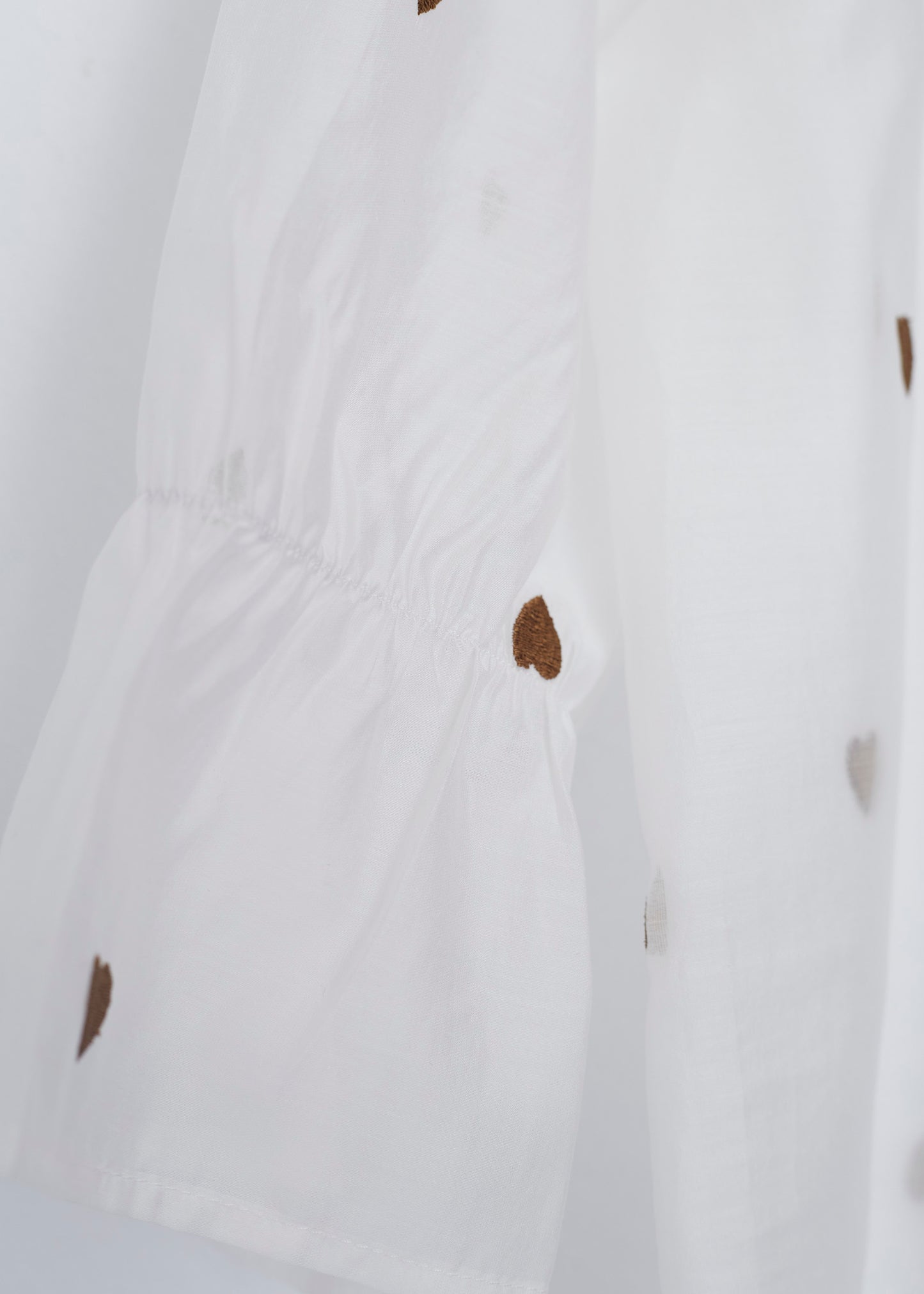 Heart organza shirt