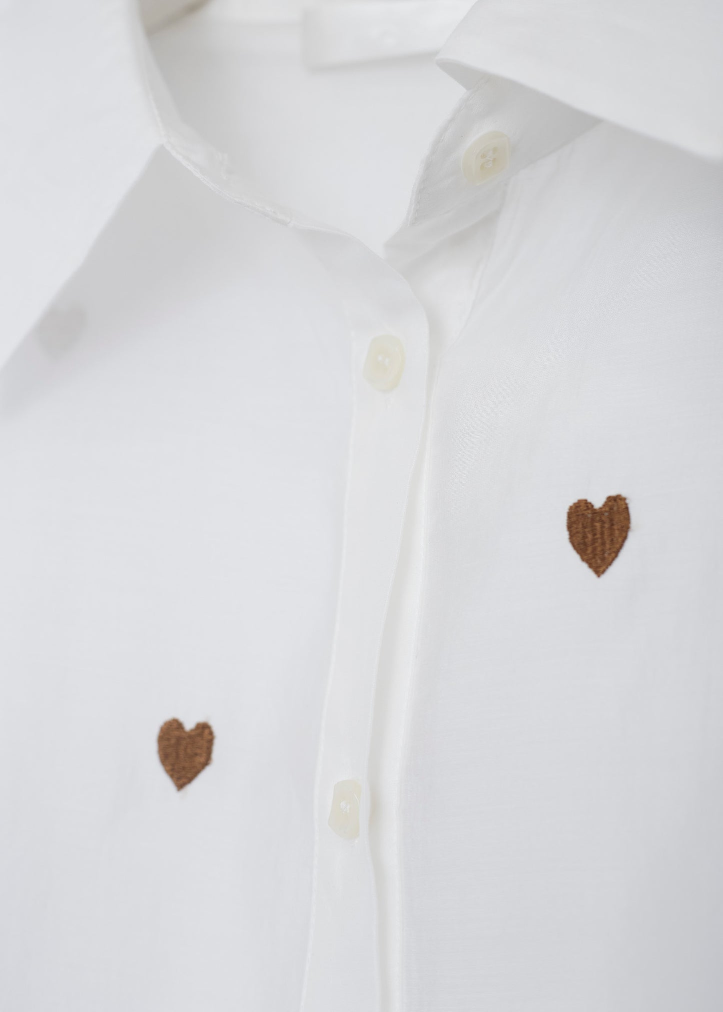 Heart organza shirt
